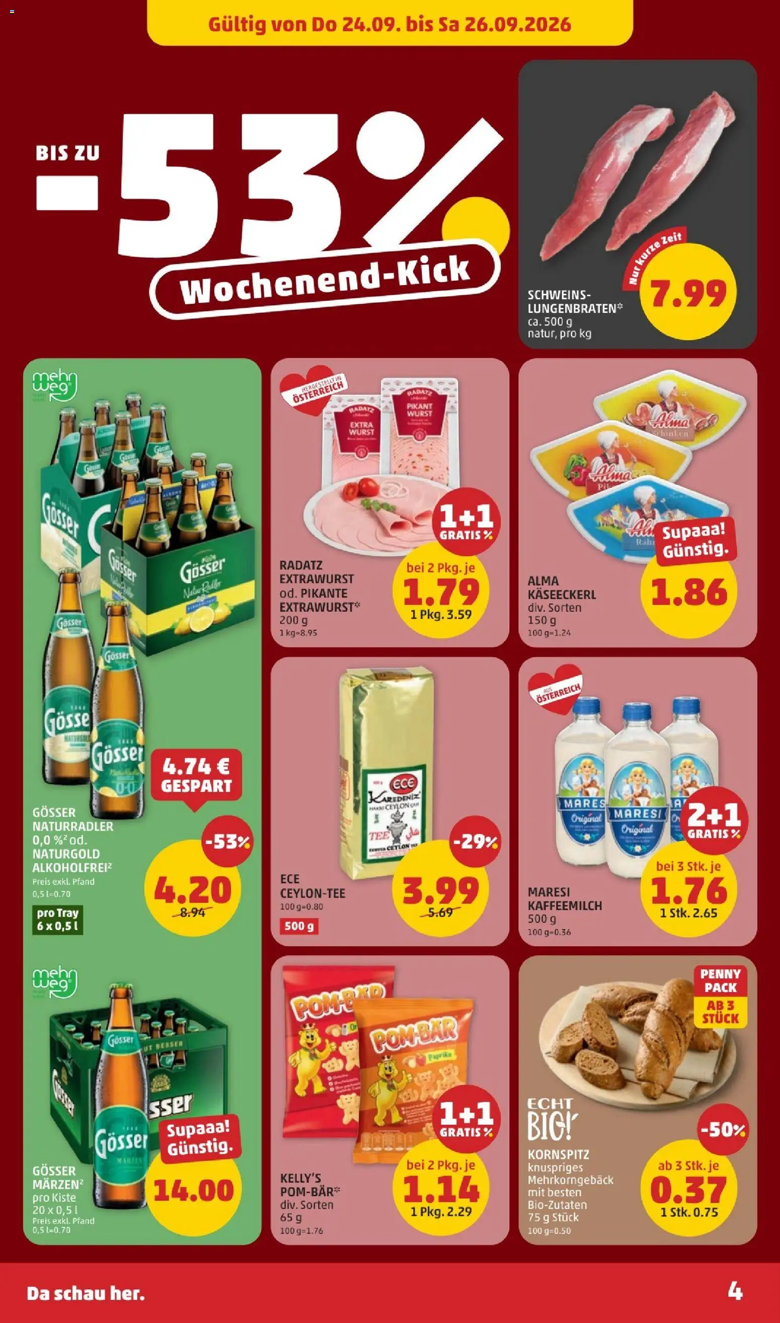 Penny Markt - Flugblatt Flugblatt in Österreich
