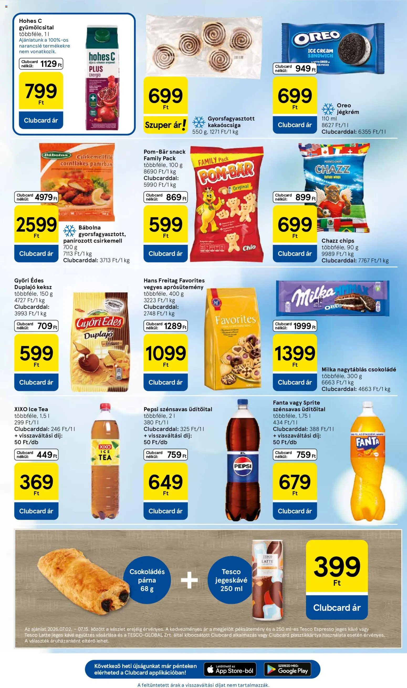 Tesco aktuális akciós újság - 2026.07.09.-tól/től⏳ | Magyarország