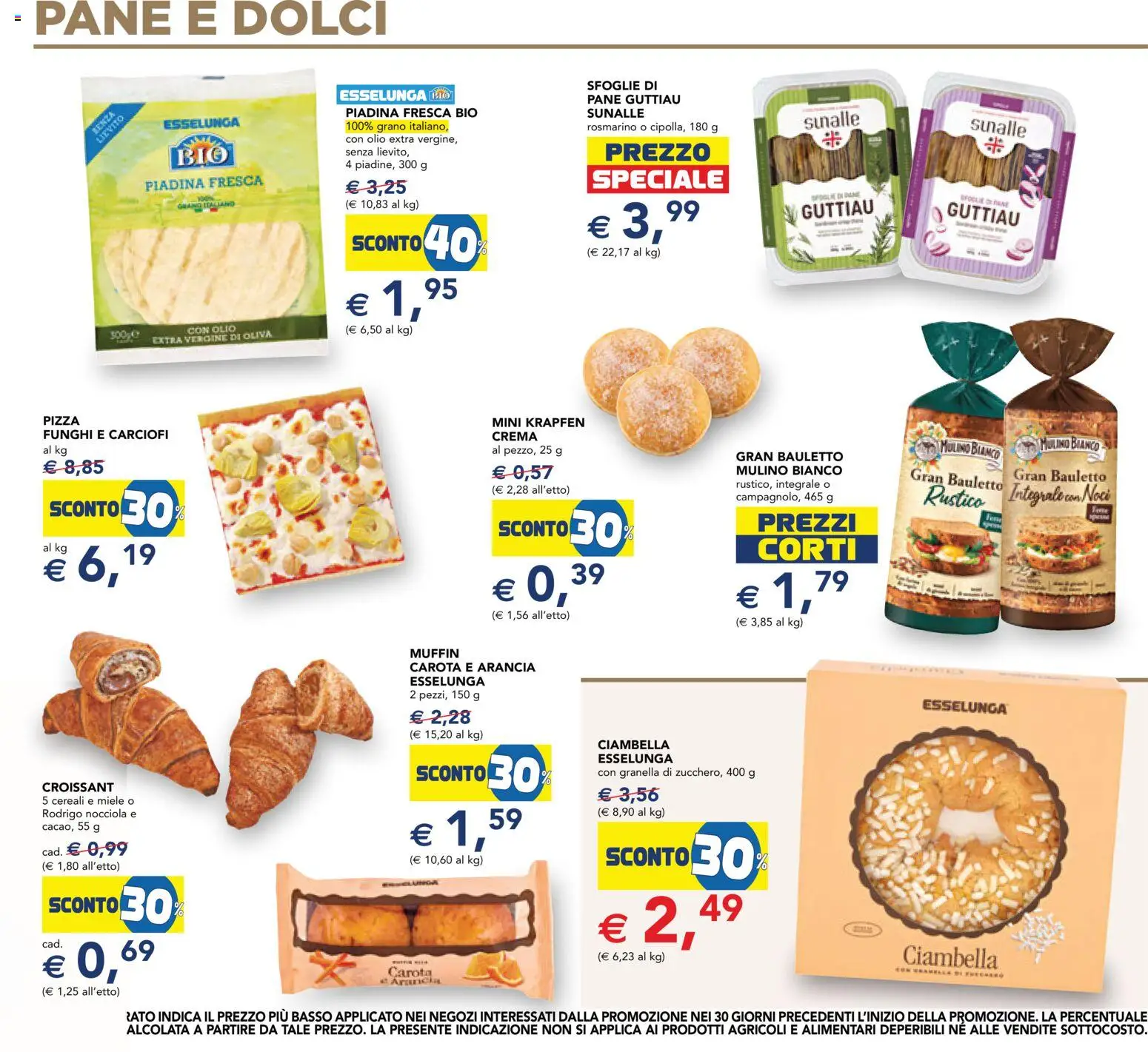 Esselunga S volantino Volantino in Italy