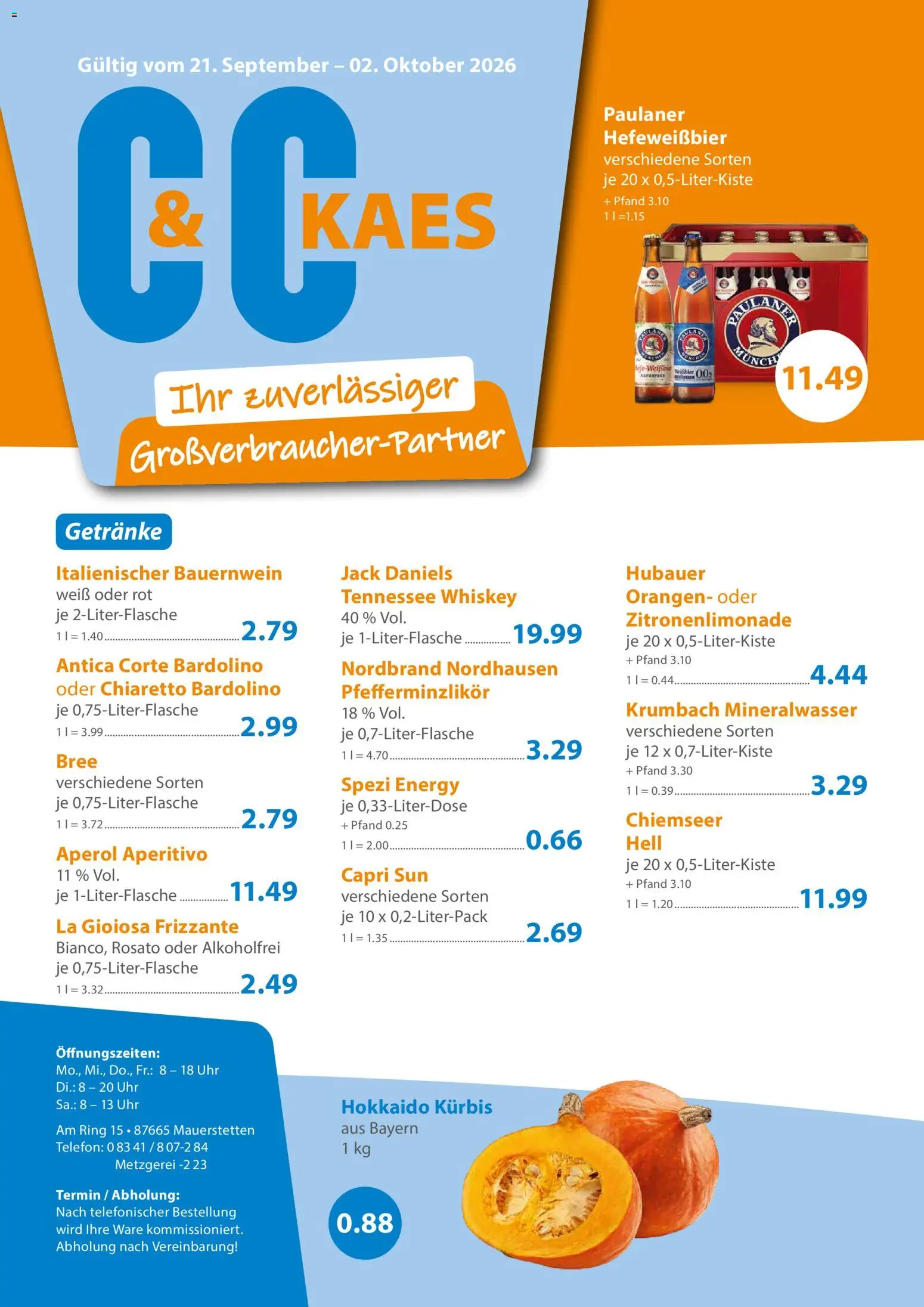 C&C Prospekt Prospekt in Deutschland