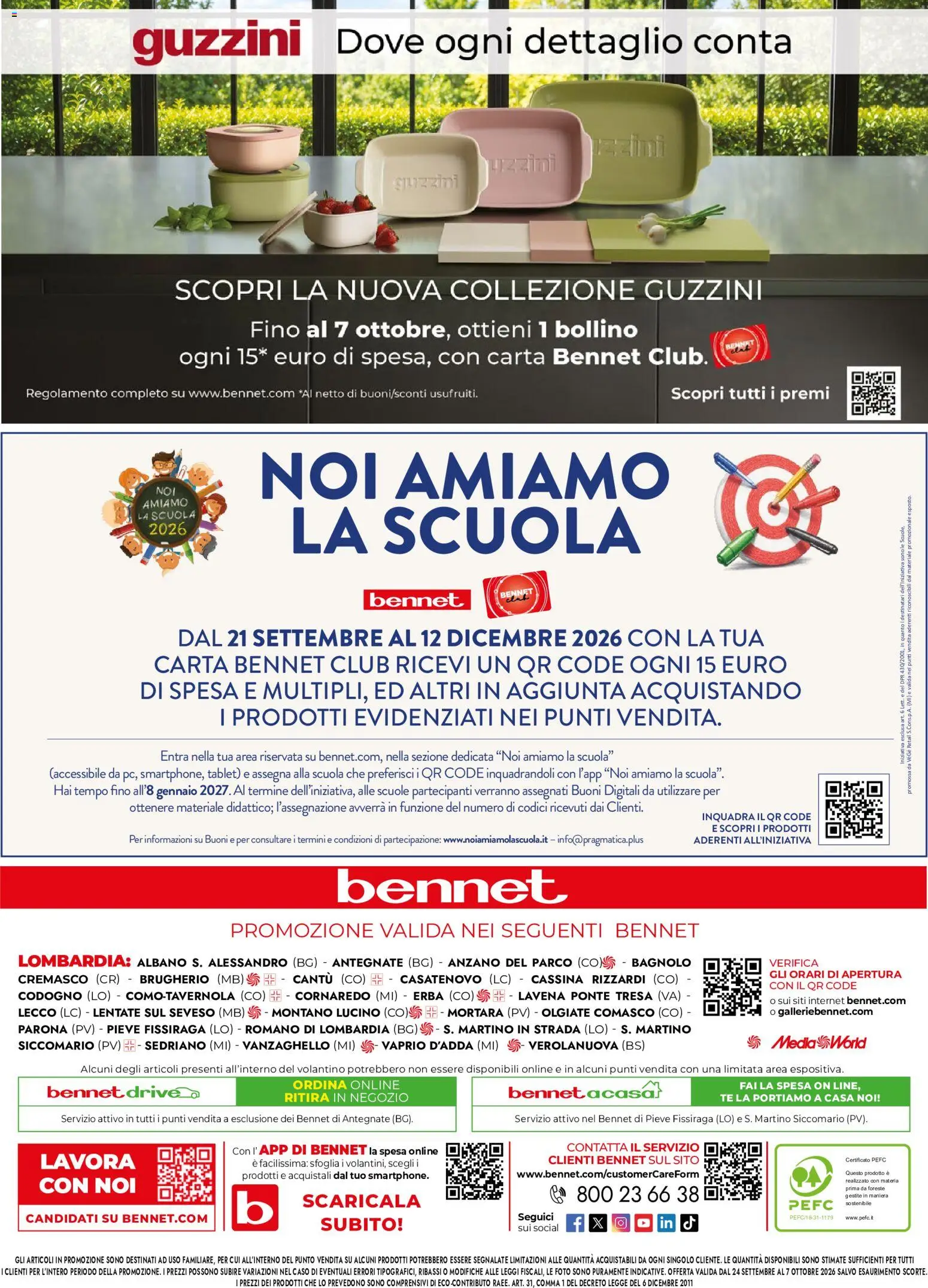 bennet volantino Volantino in Italy