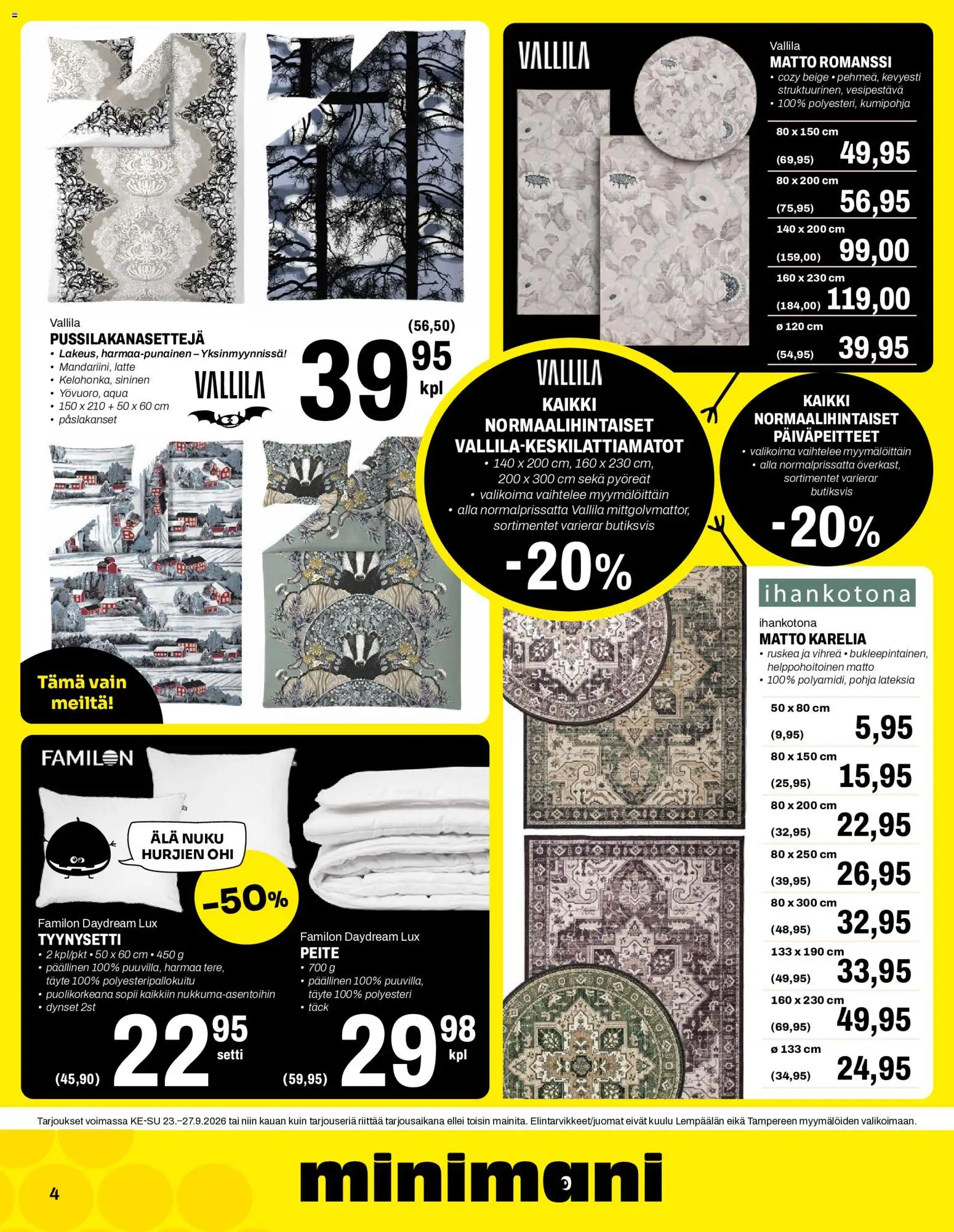 Minimani tarjoukset Kuvasto in Suomi