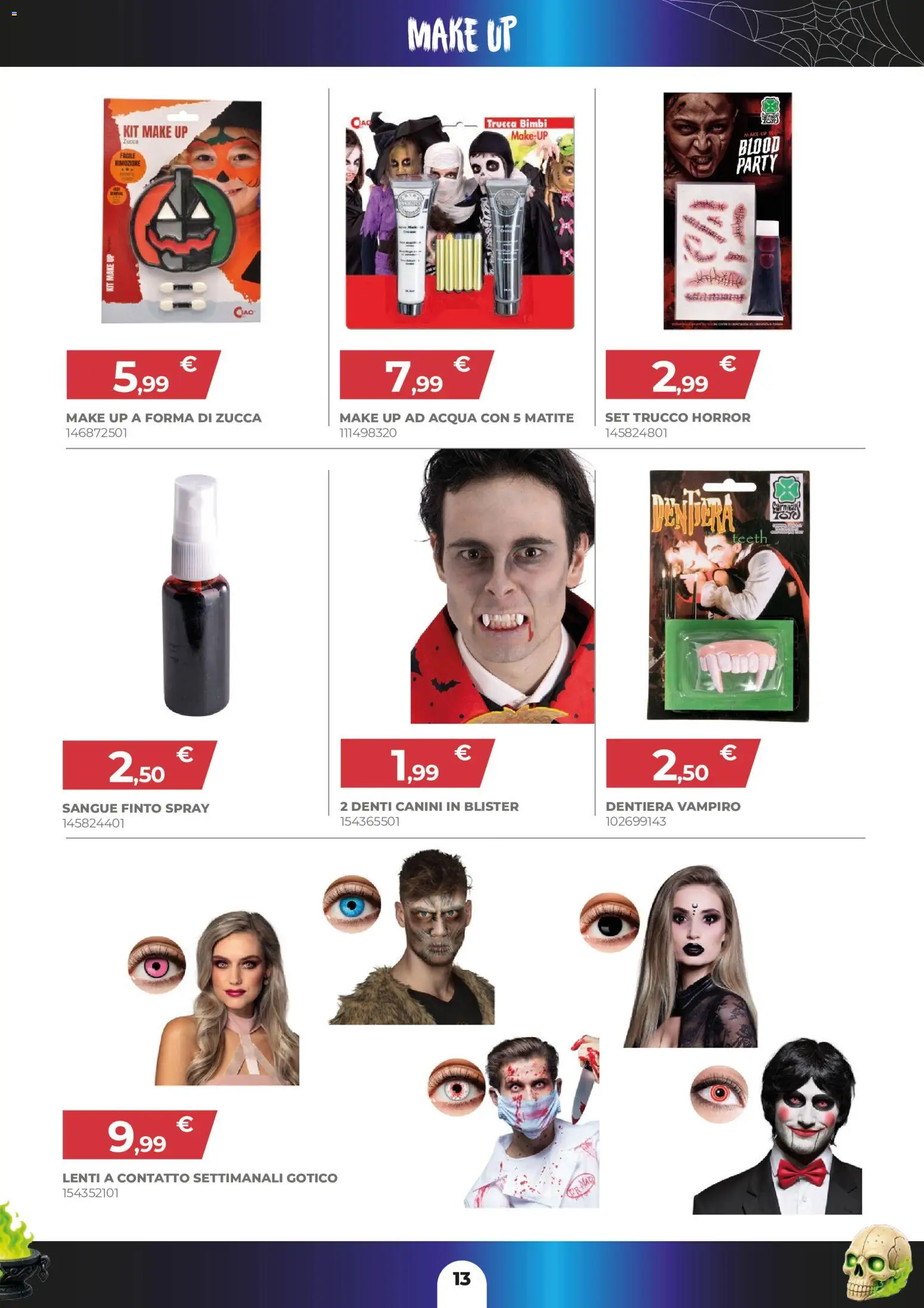 Toys Center volantino Halloween Volantino in Italy