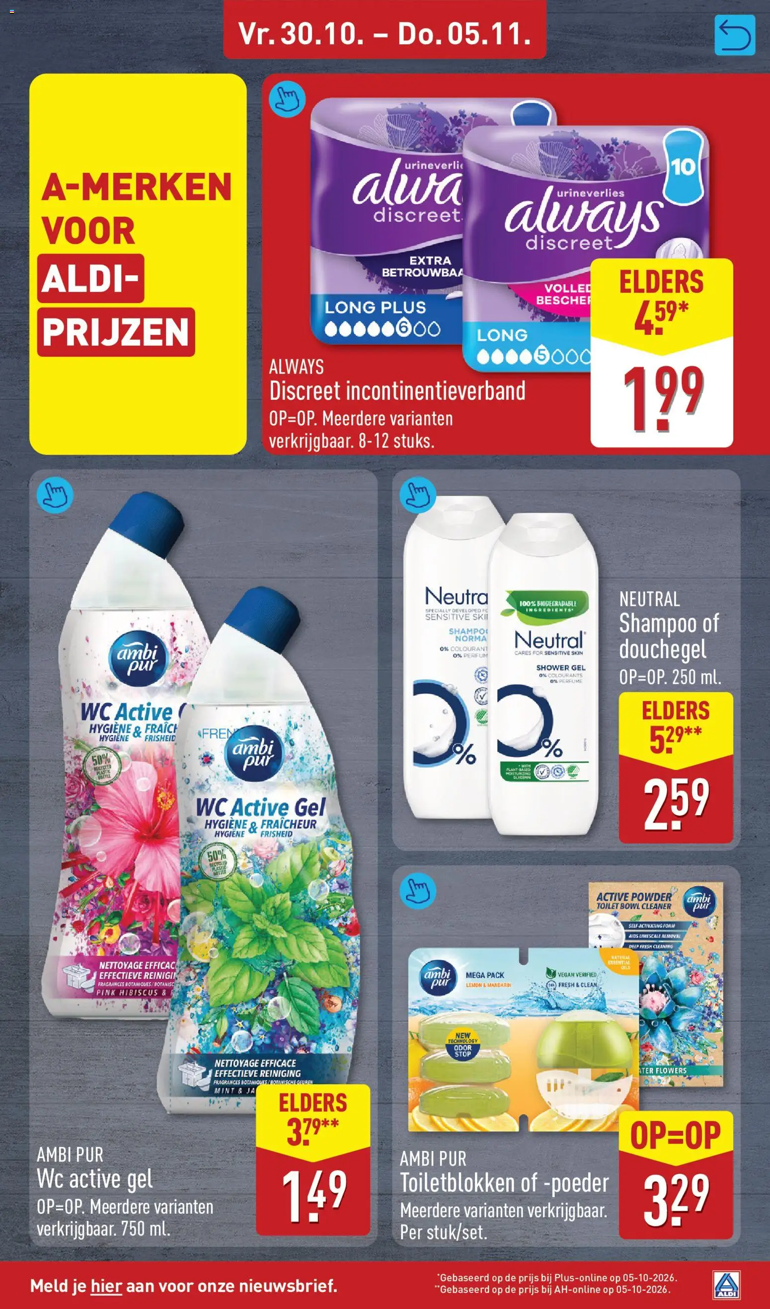 Aldi folder Folder in Nederland