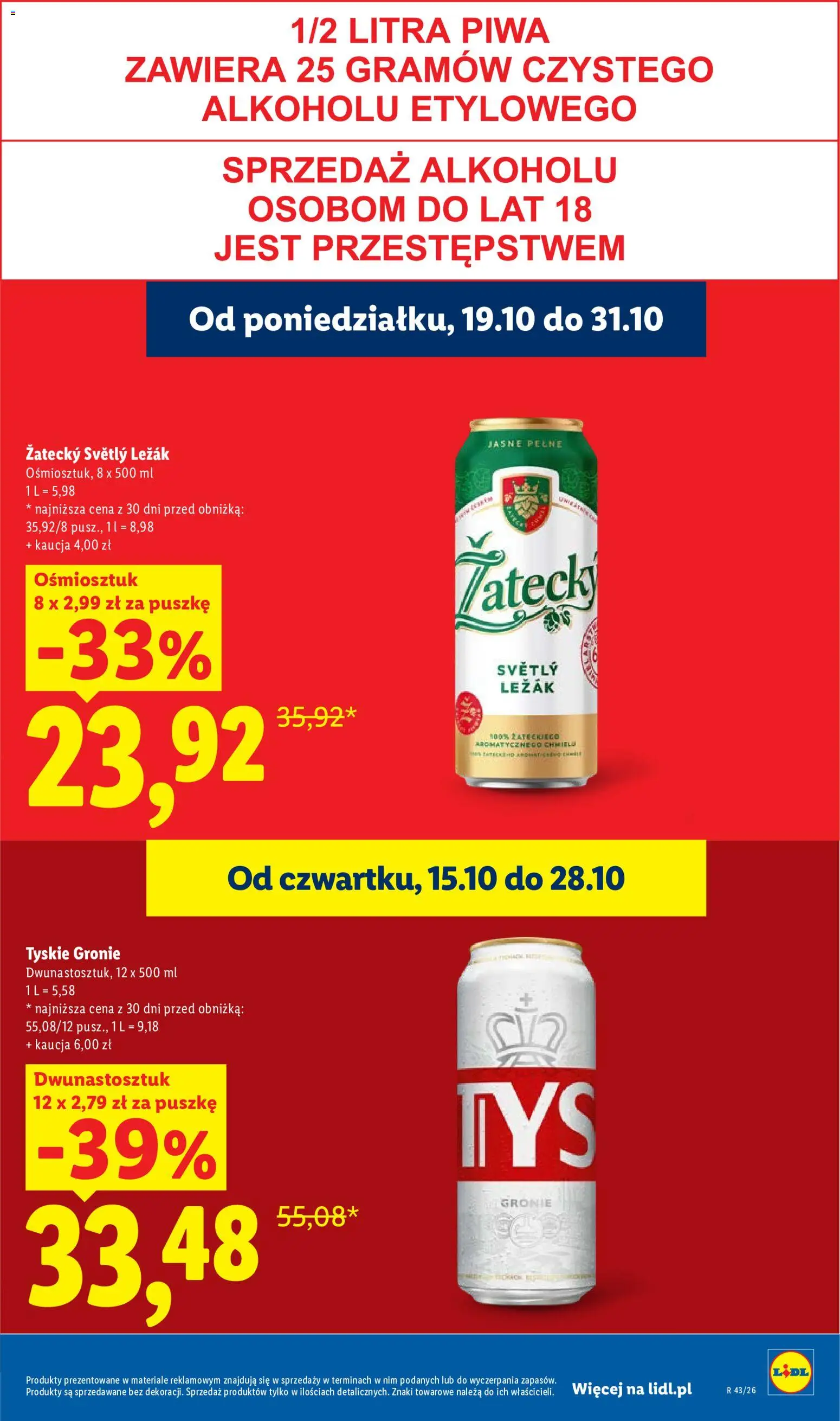 Lidl Polsko katalog Leták in Česko