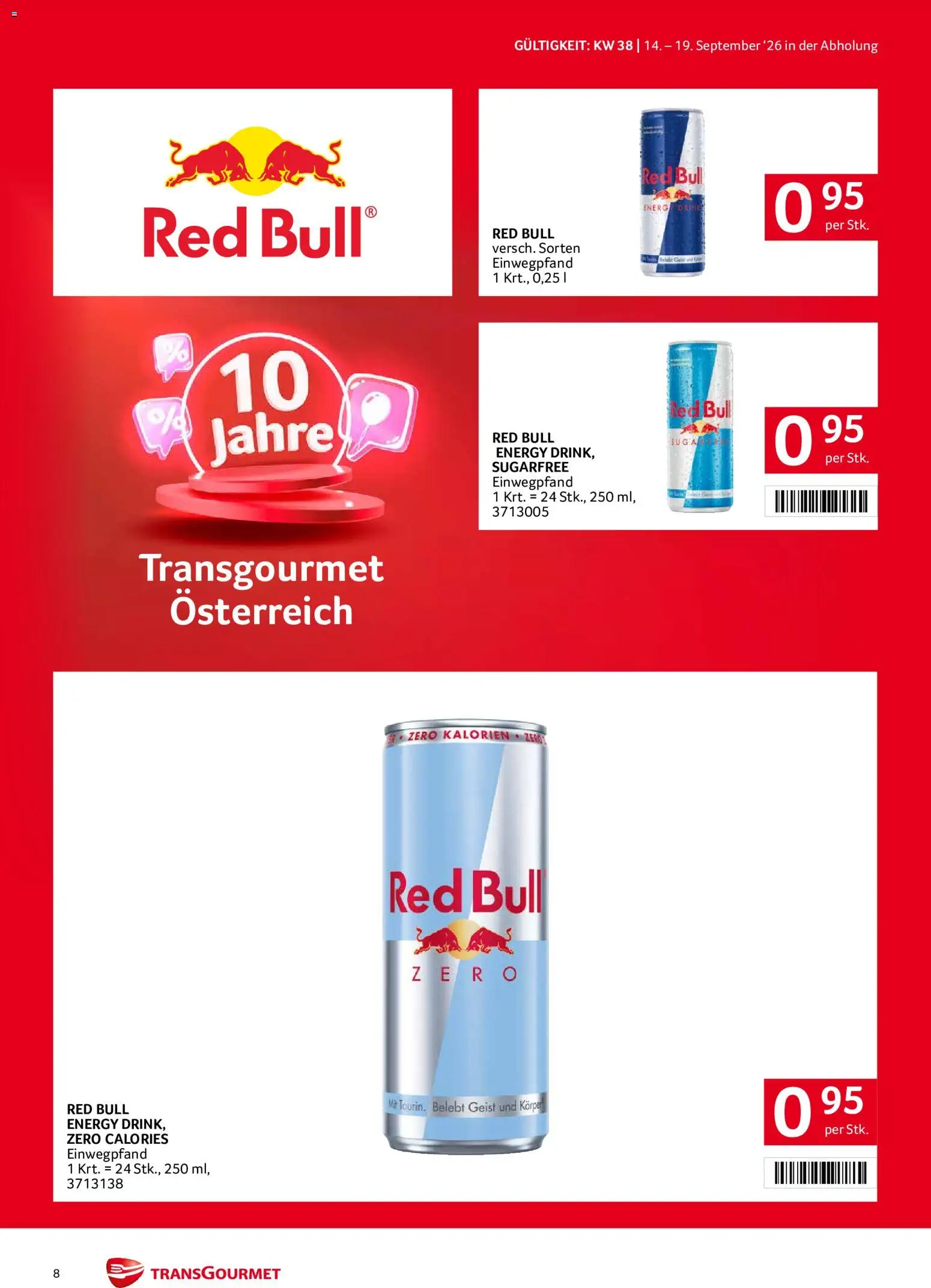 Transgourmet Flugblatt Flugblatt in Österreich