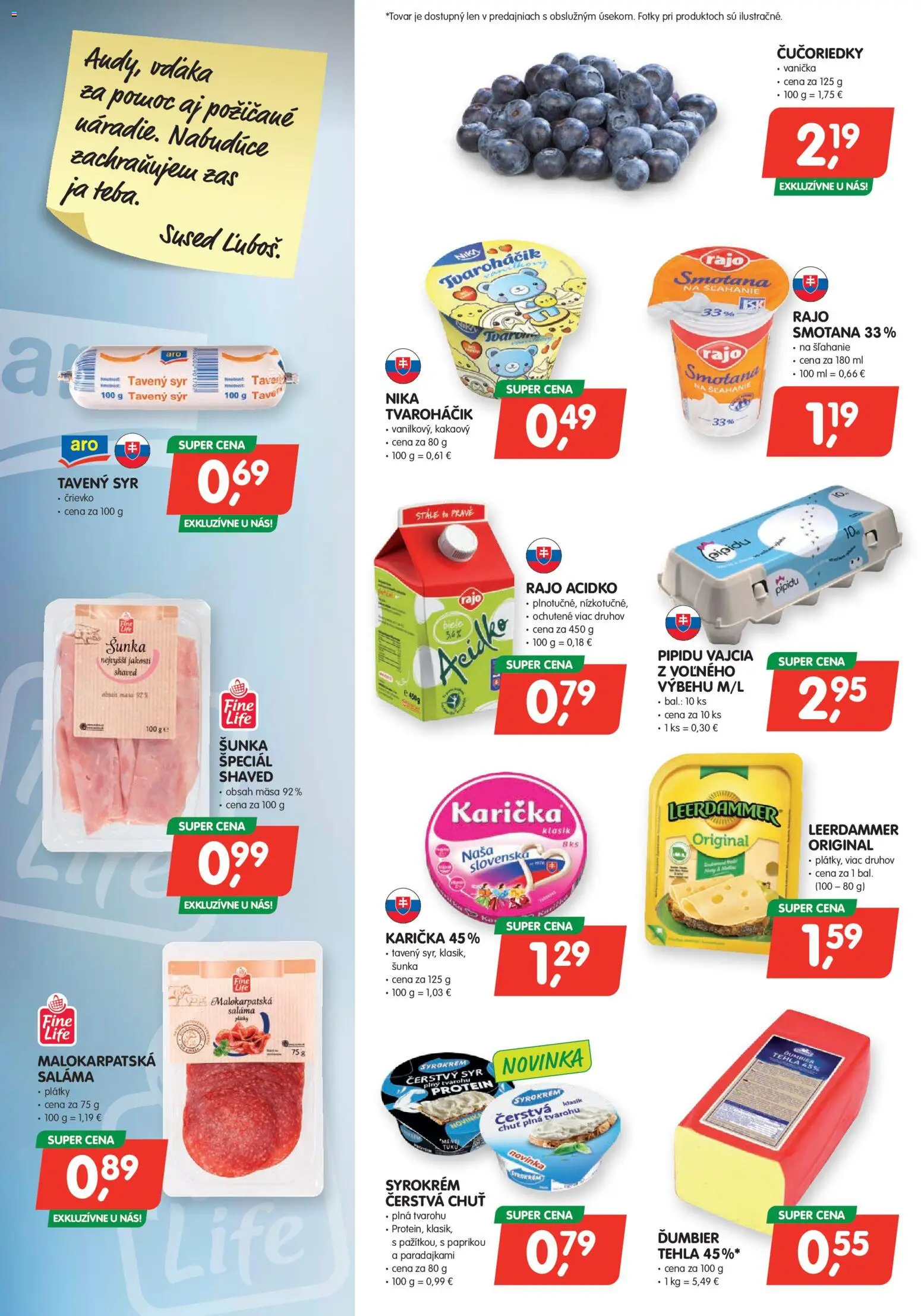 Môj obchod leták Leták in Slovensko