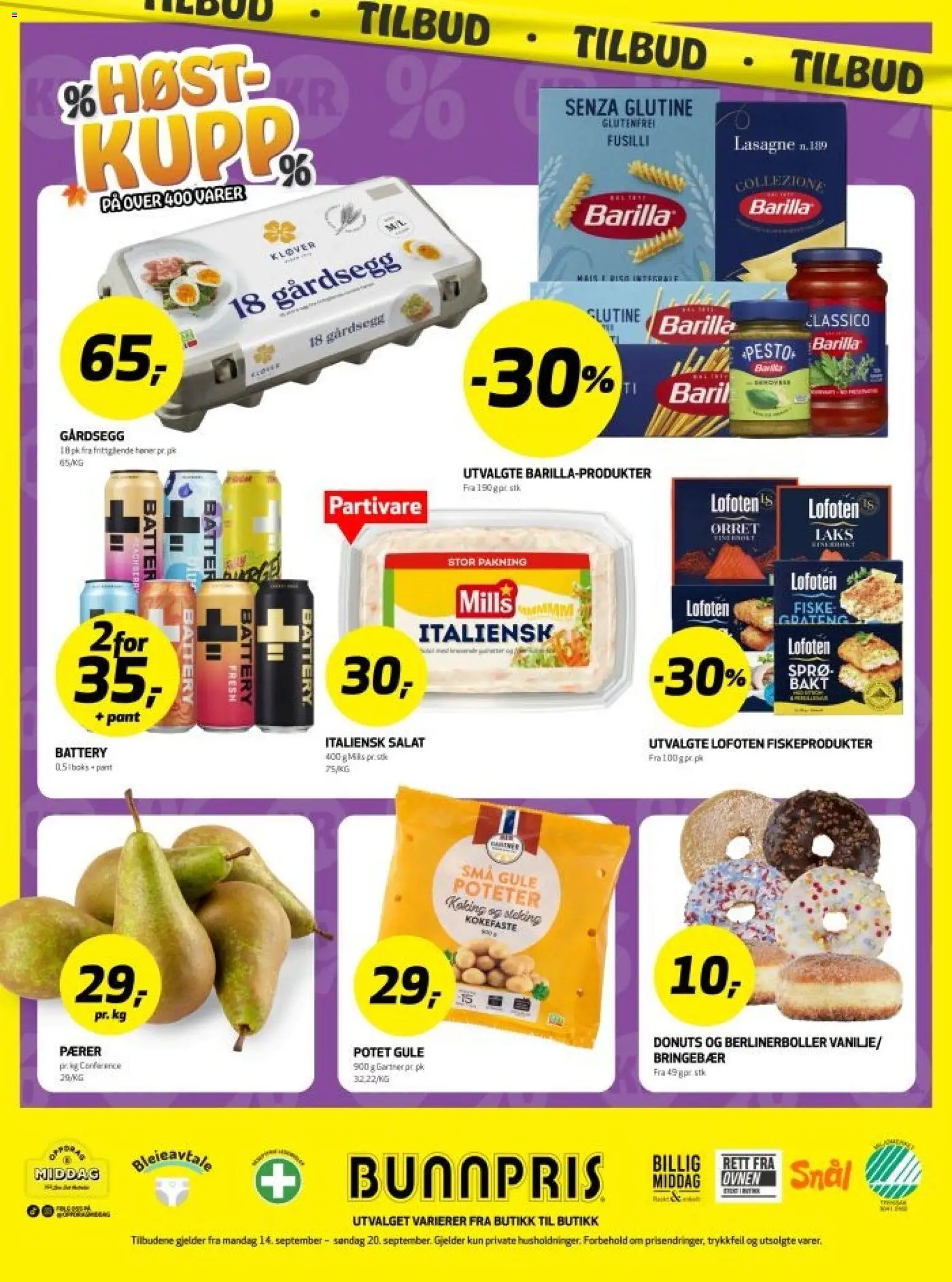 Bunnpris kundeavis Kundeavis in Norge