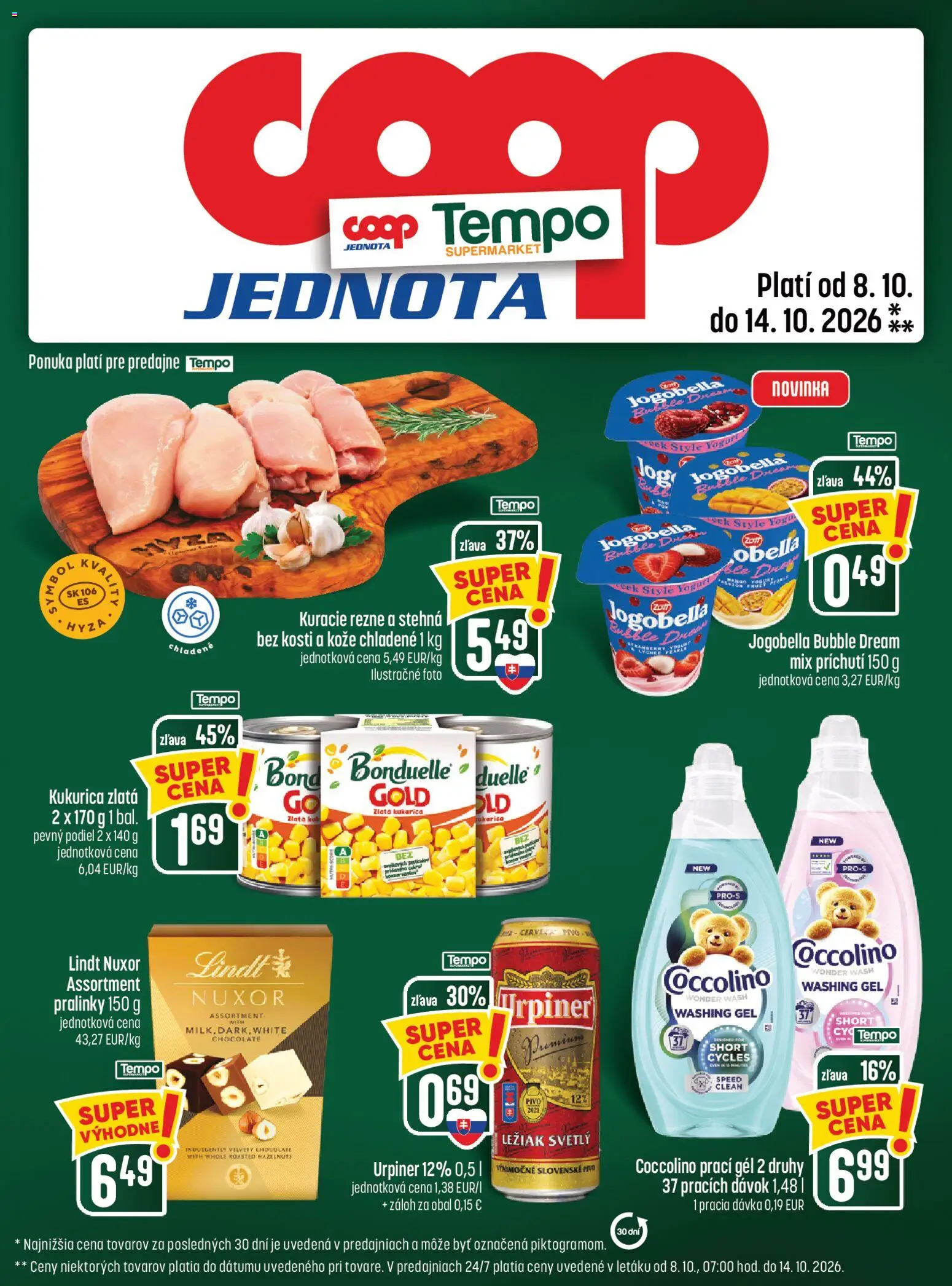 COOP Jednota leták Leták in Slovensko