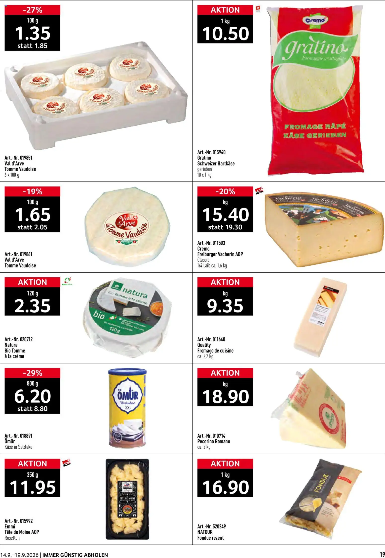 Prodega aktionen Prospekt in Schweiz