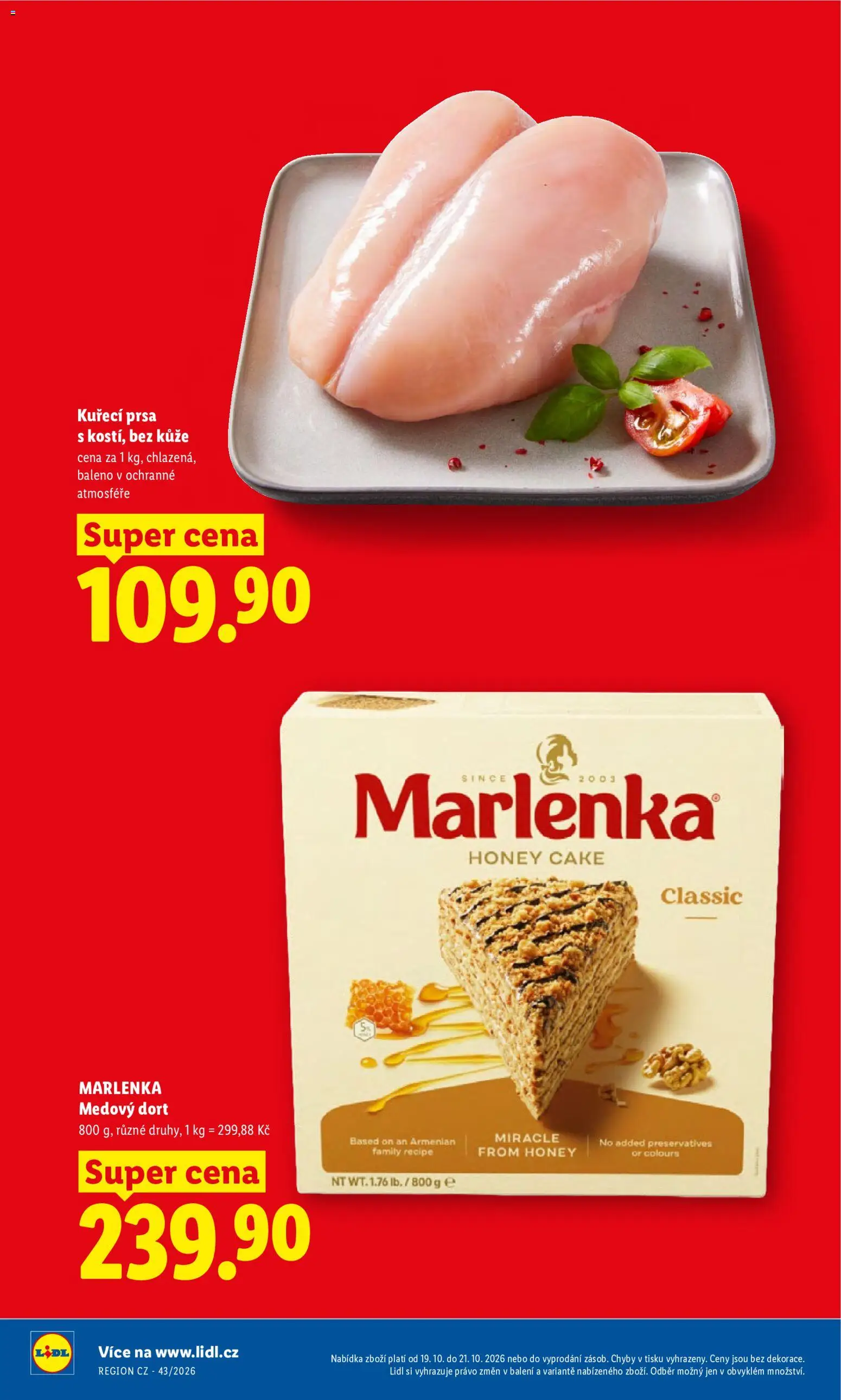 Lidl leták Leták in Česko