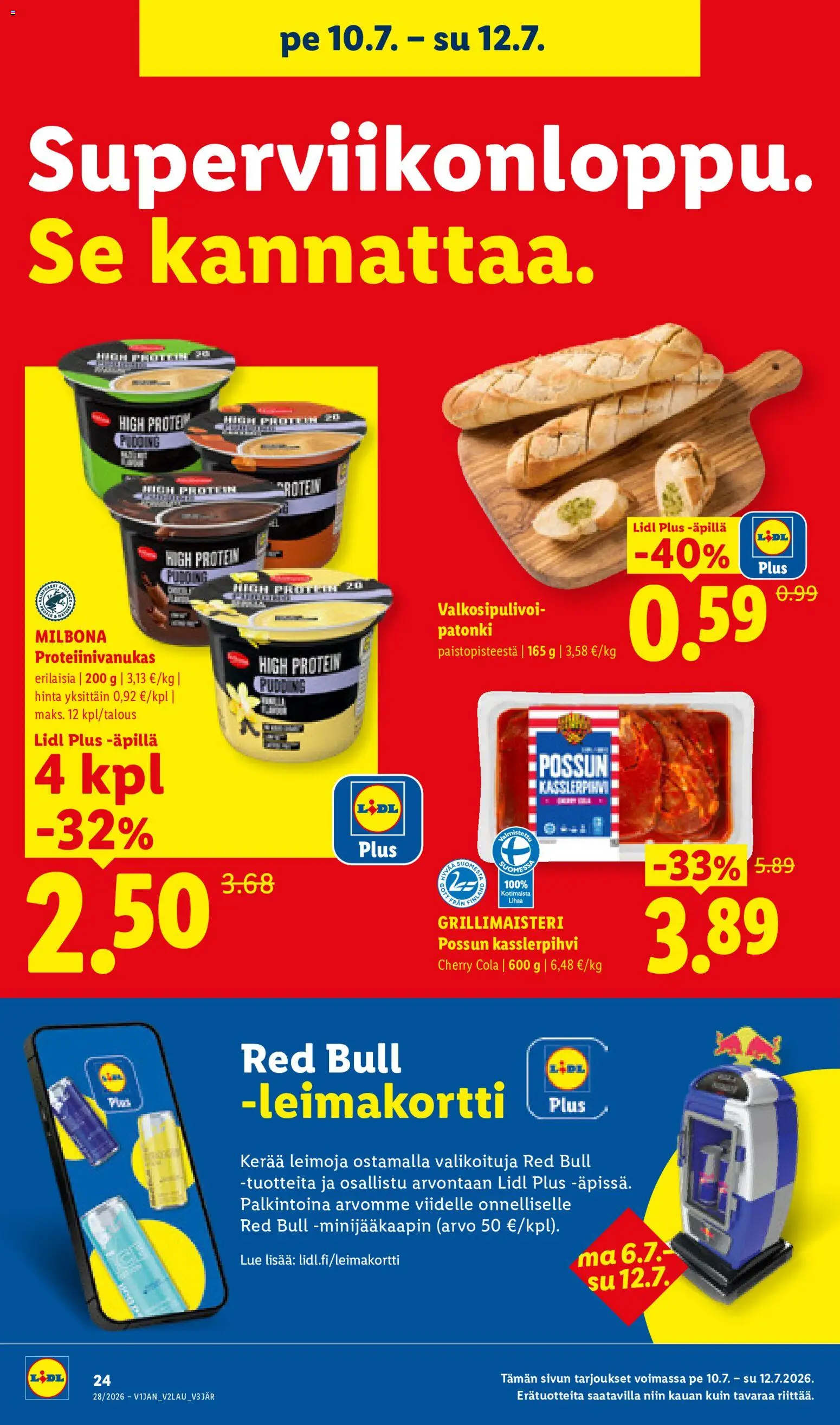 🛍️ Lidl tarjoukset alkaen 09/07/2026 » Katso huipputarjoukset ja säästä jo tänään! 💰 | Suomi