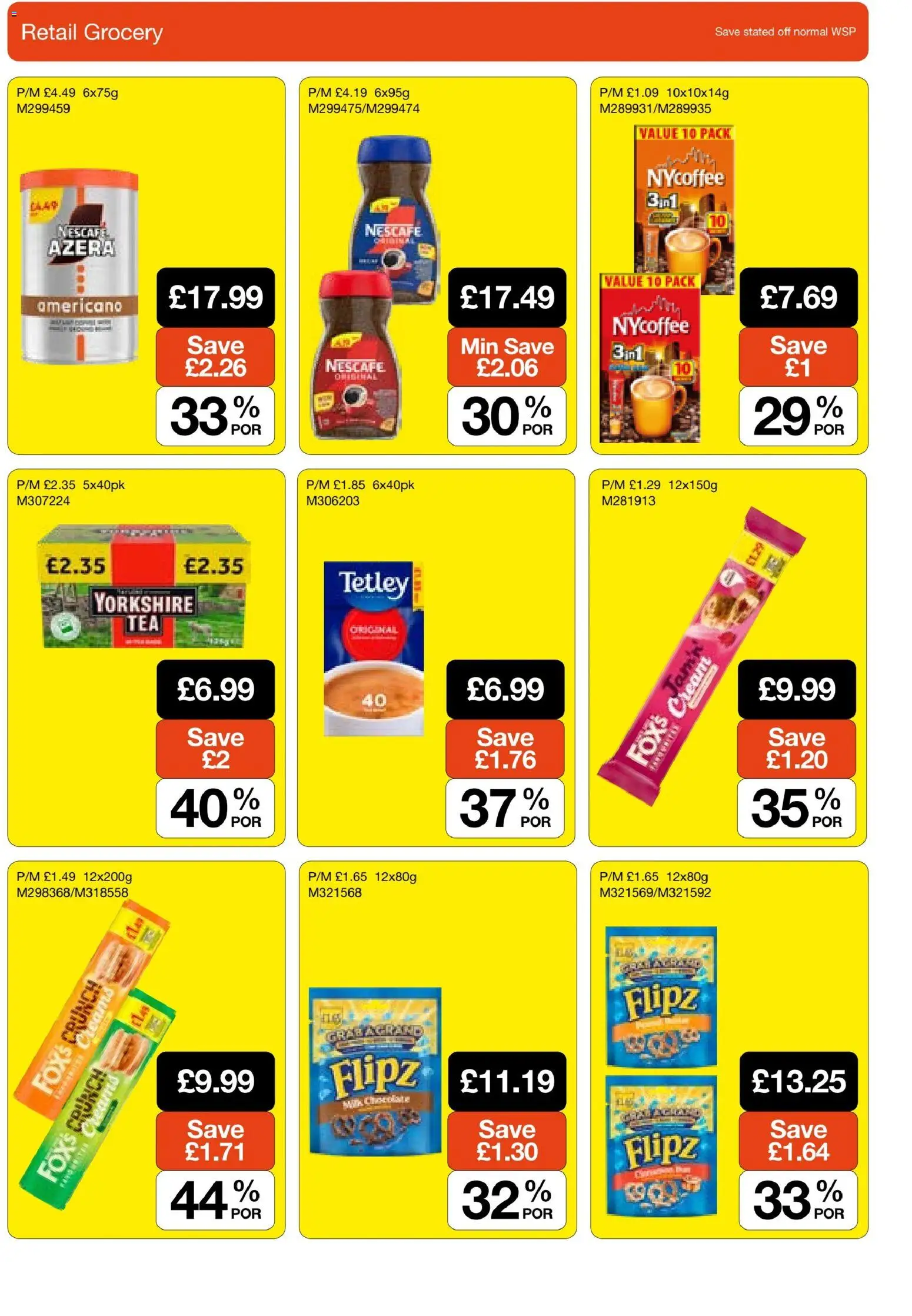 Booker Wholesale - NP9 National Promotions Leaflet in United Kingdom