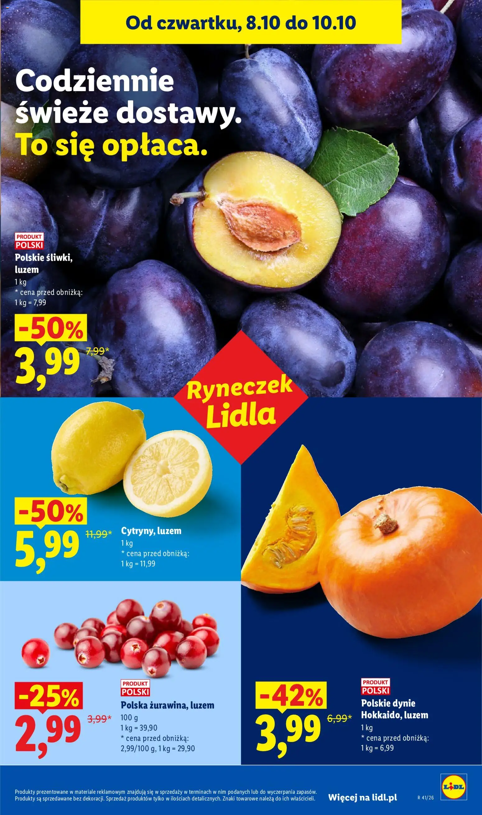 Lidl Polsko leták Leták in Česko