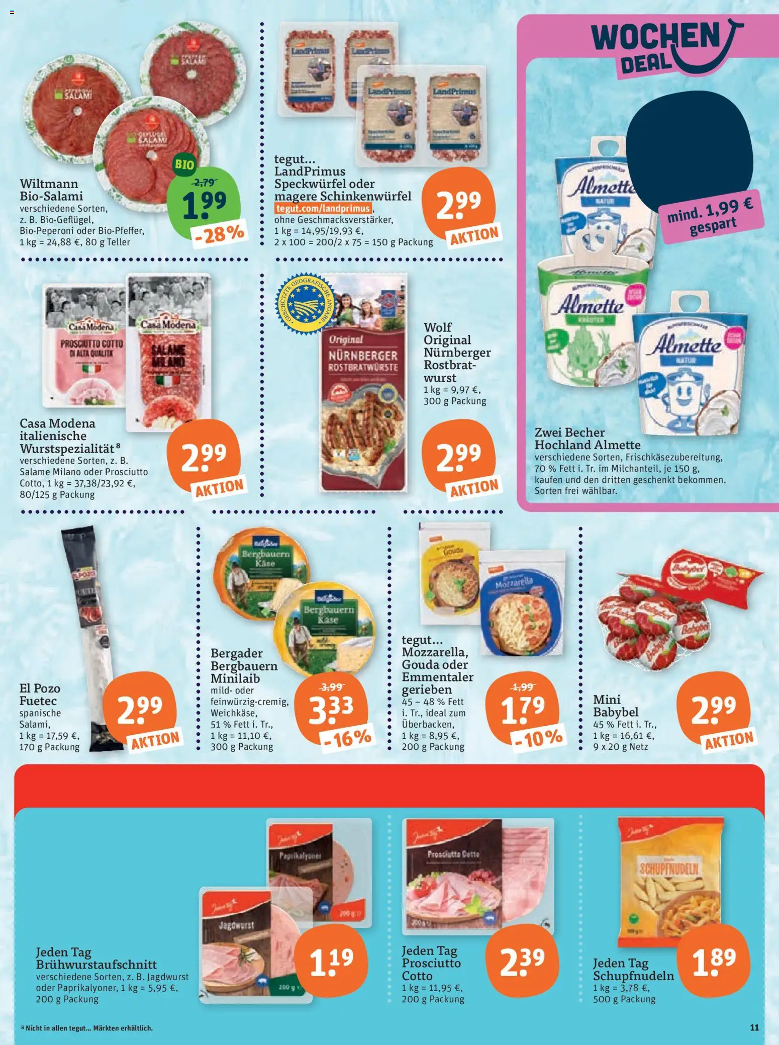 Tegut Prospekt Prospekt in Deutschland