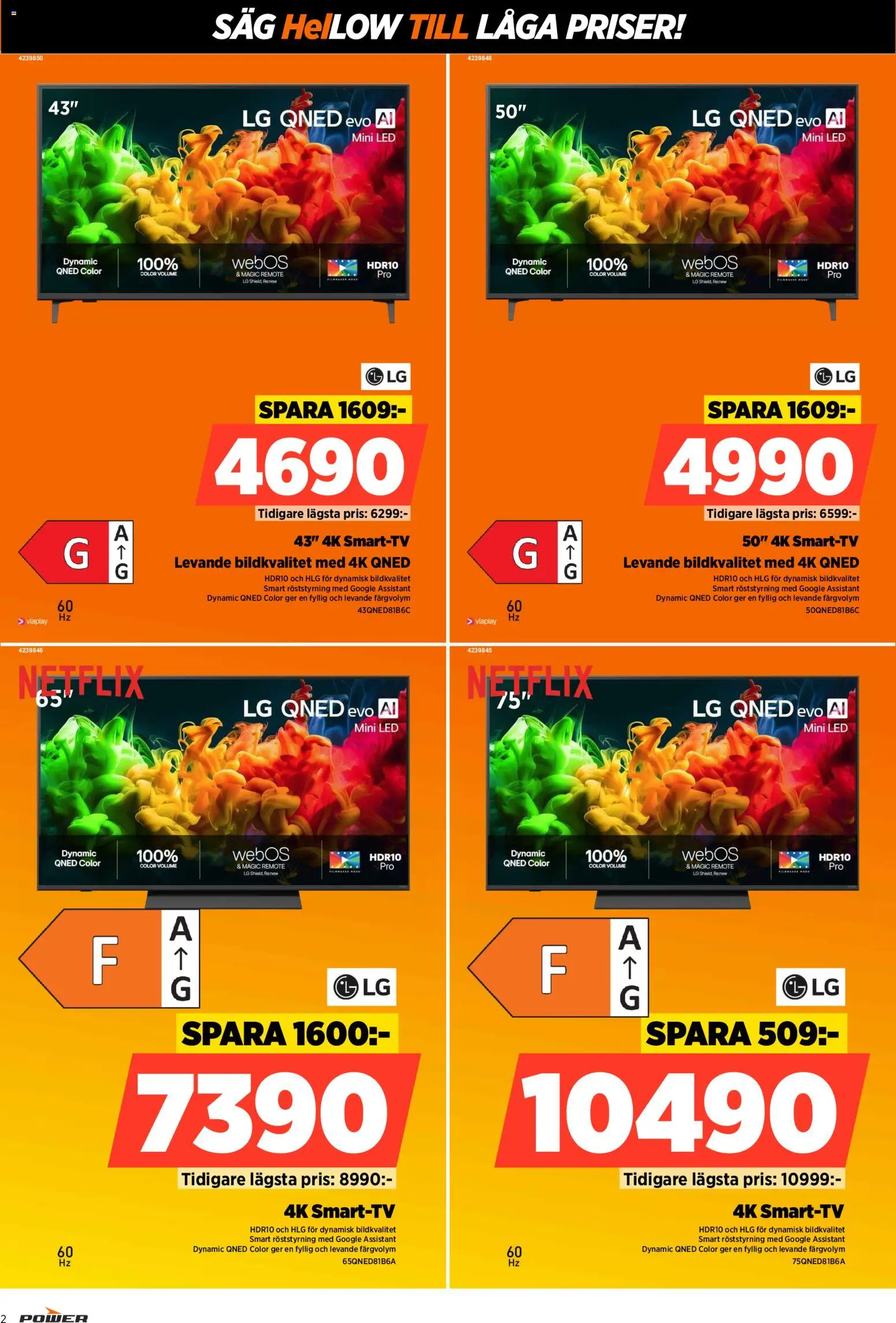 Power erbjudanden Reklamblad in Sverige