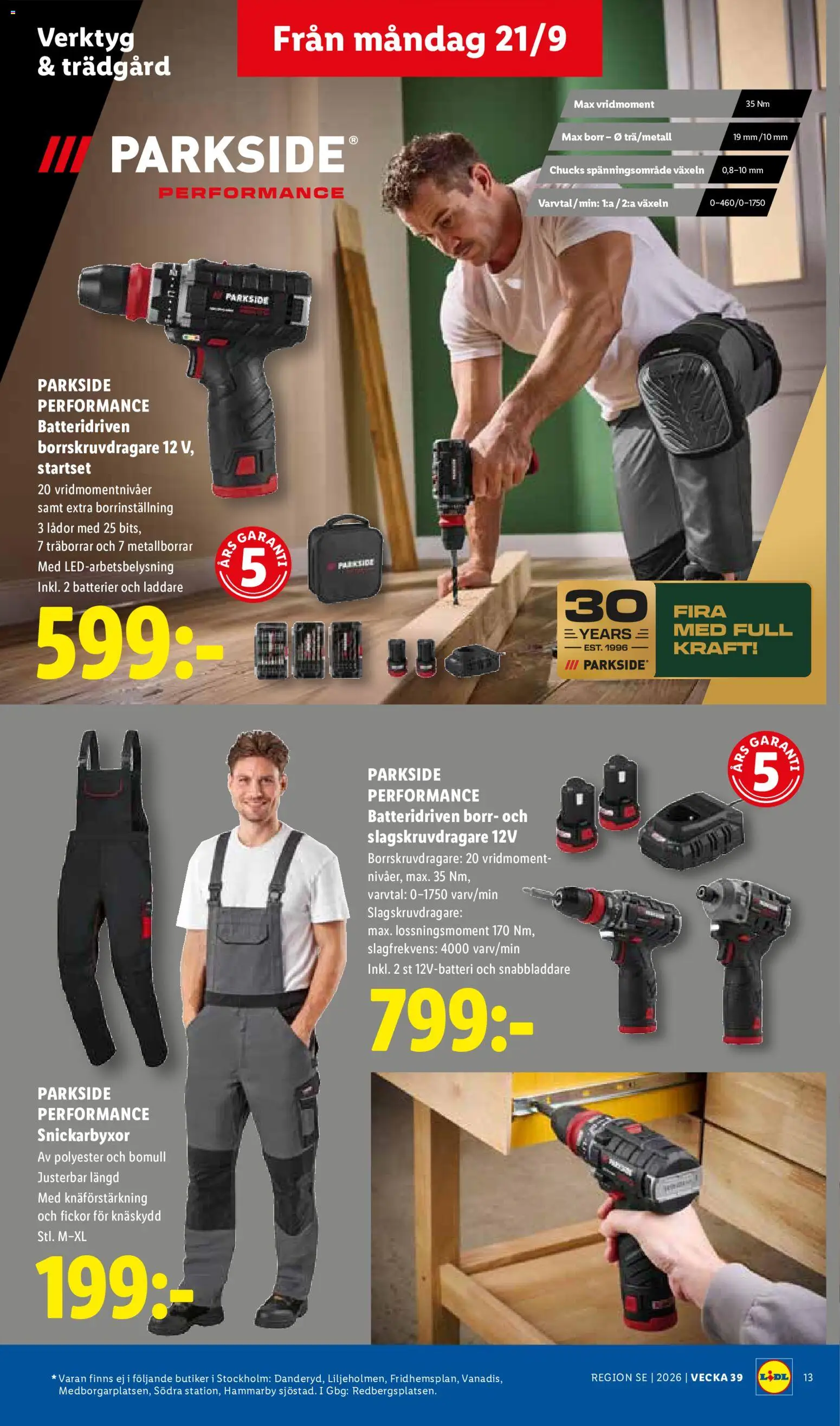 Lidl erbjudanden Reklamblad in Sverige