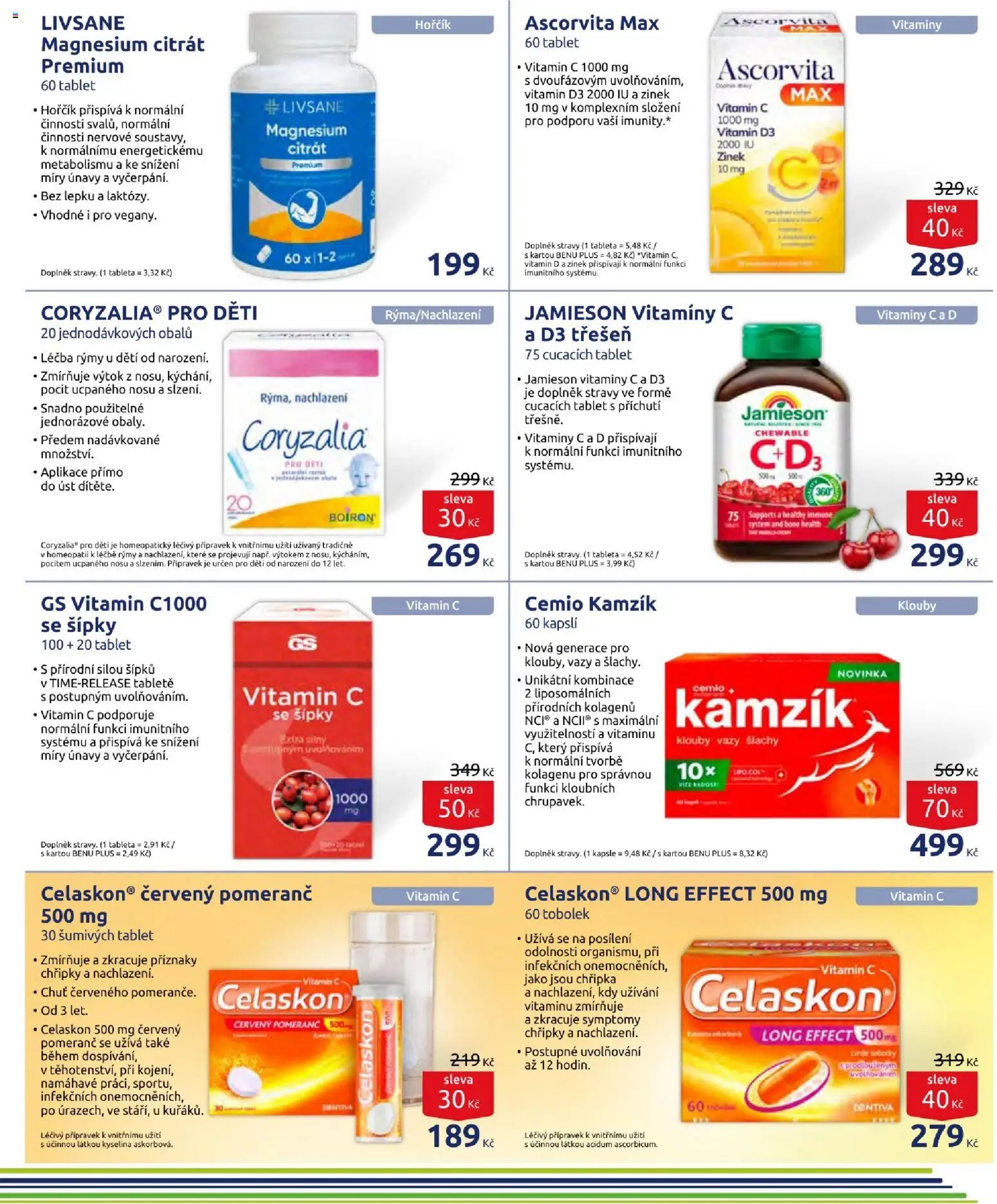 Benu leták Leták in Česko