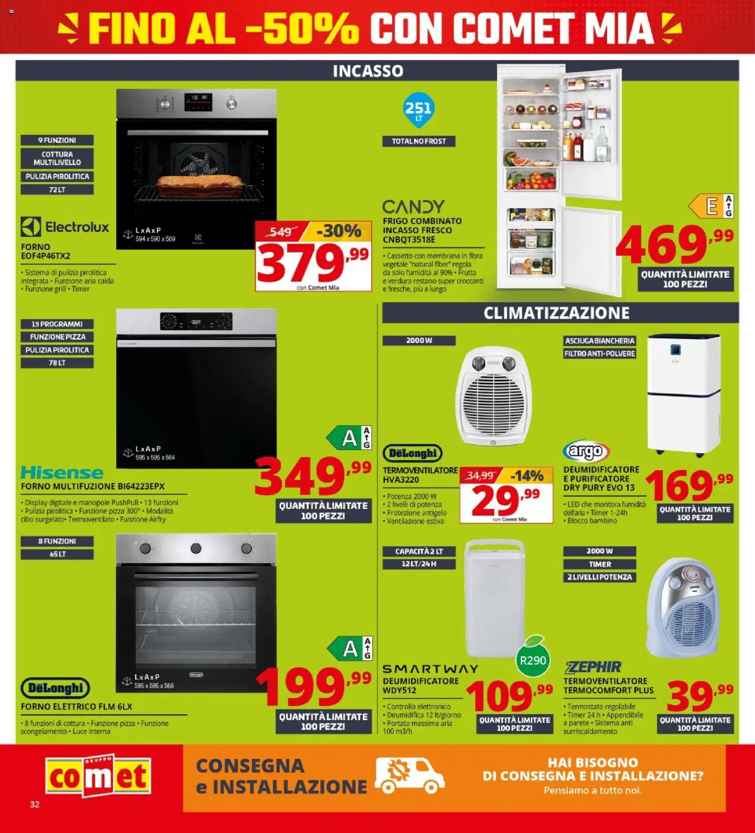 Comet volantino Volantino in Italy