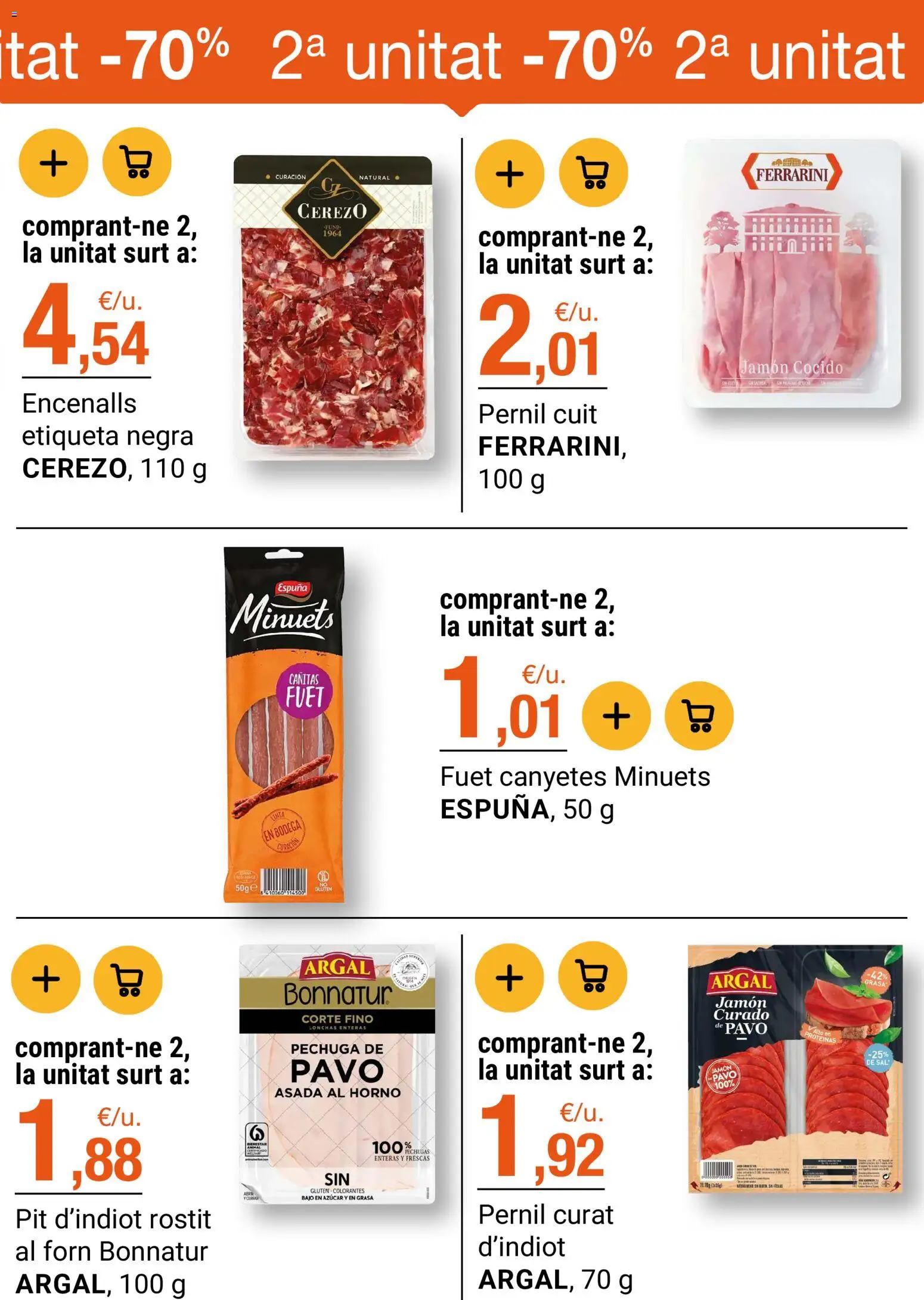 Bonpreu folleto Folleto in España