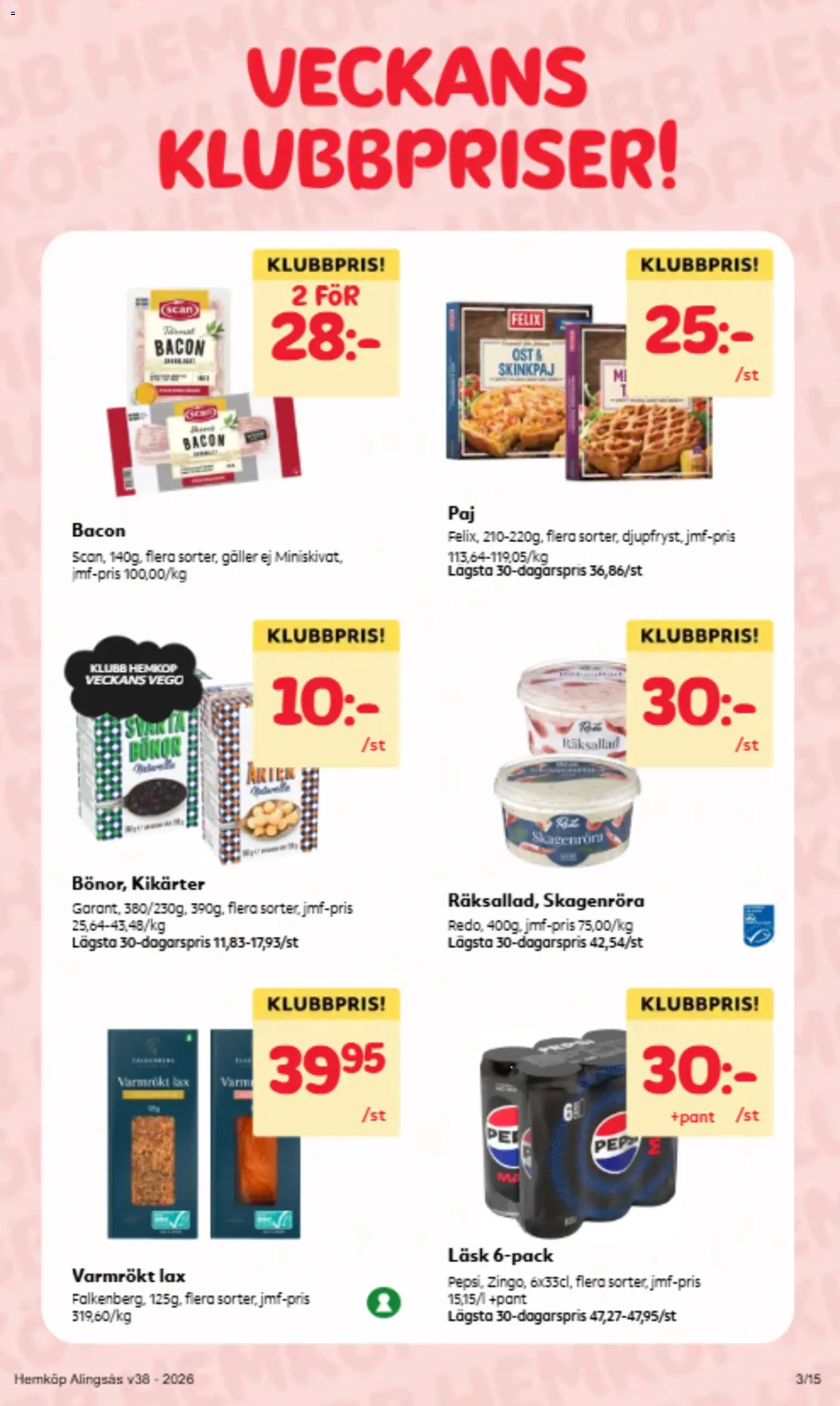 Hemköp erbjudanden Reklamblad in Sverige