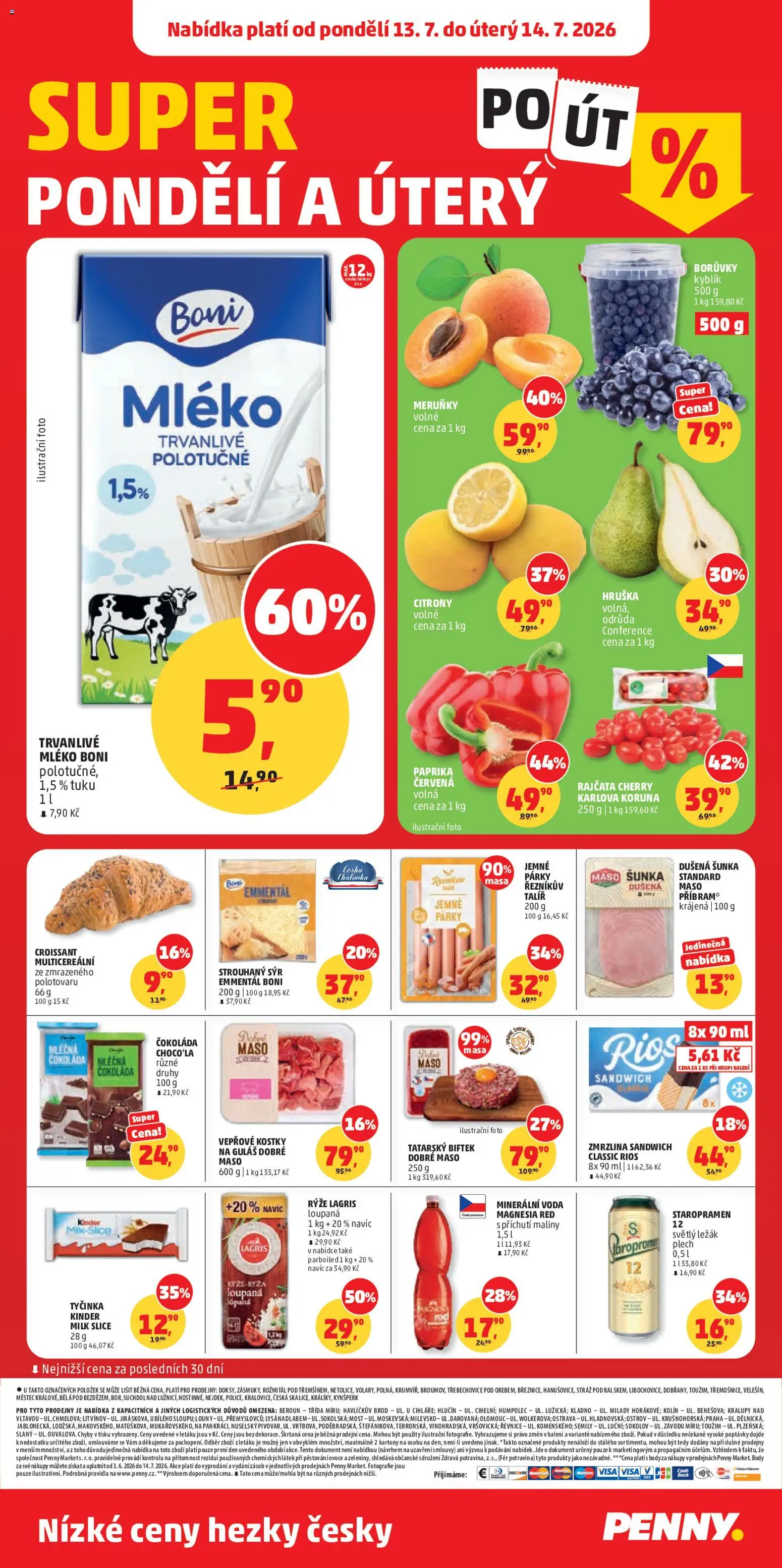 Penny Market leták od 08.07.2026 || 💥 Nezmeškejte TOP nabídky! | Česko