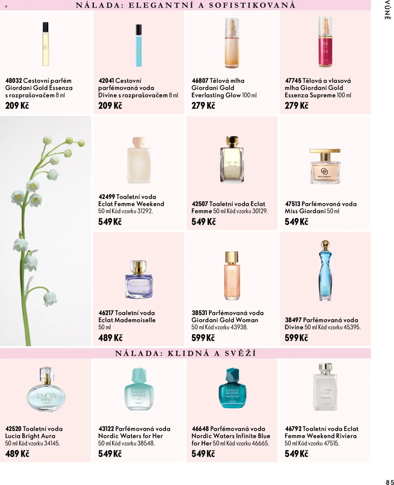Oriflame katalog Novage+ Proceuticals Leták in Česko