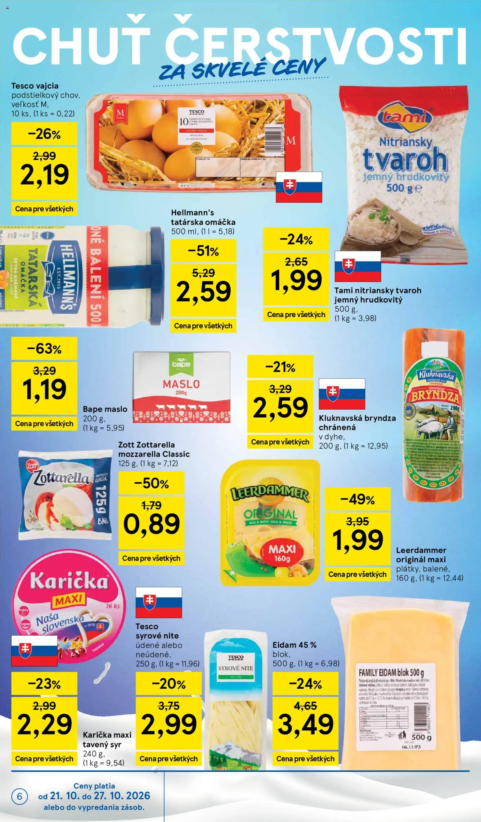 Tesco Hypermarket - leták Leták in Slovensko