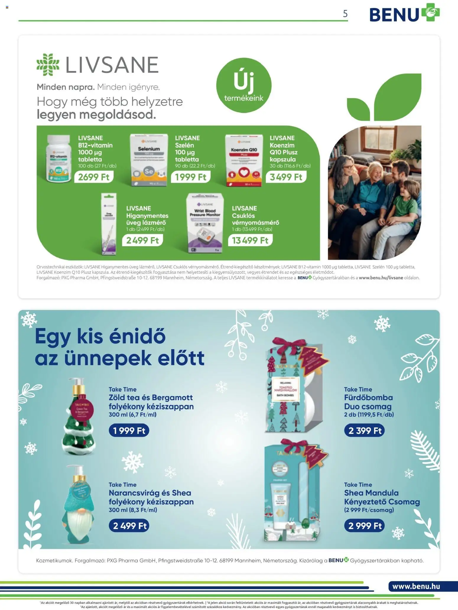 BENU Gyógyszertárak akciós újság Akciós újság in Magyarország