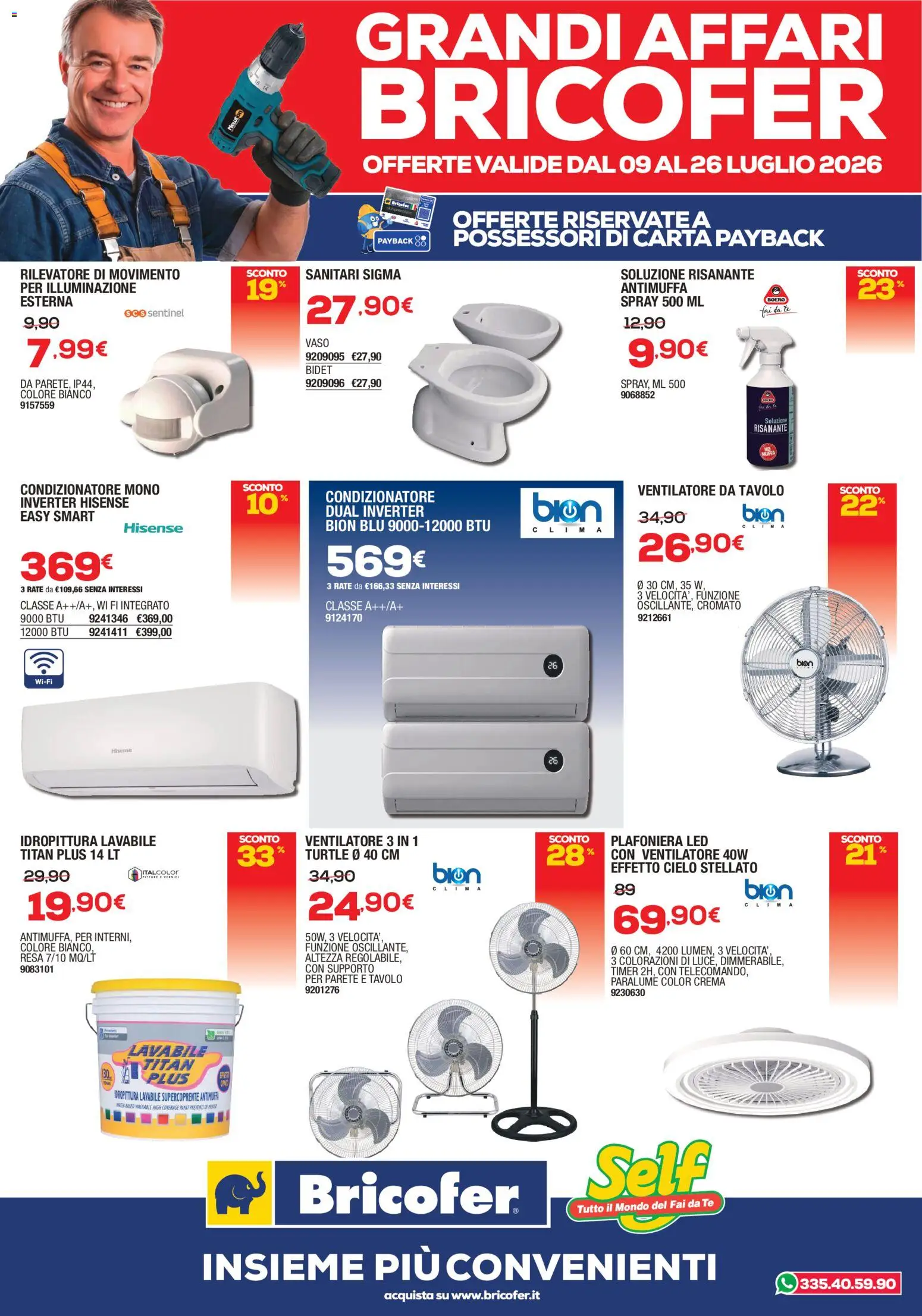 📣 Volantino Bricofer dal 📅 09/07/2026 - Scopri le offerte ora!🔥 | Italy