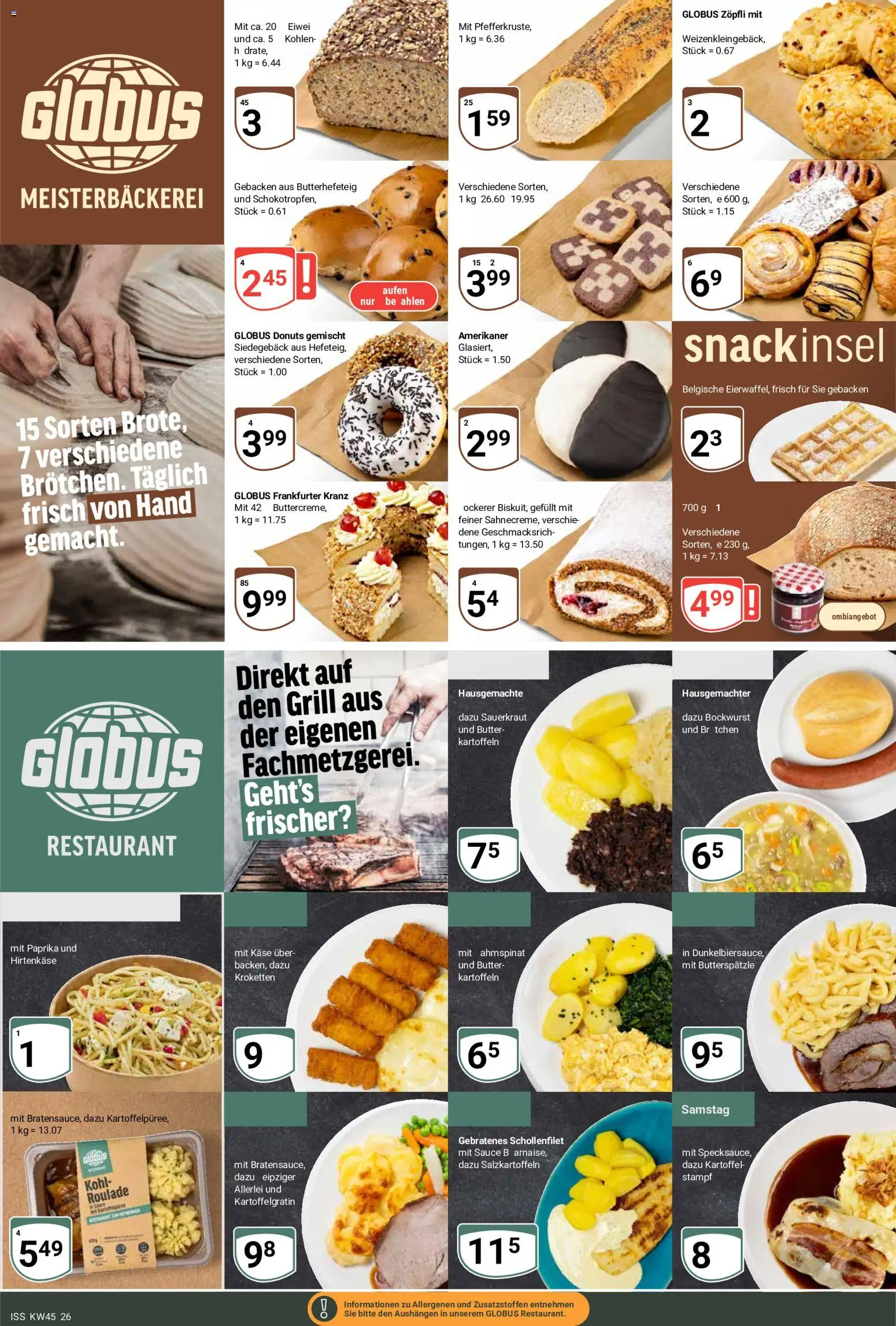 Globus Prospekt Prospekt in Deutschland