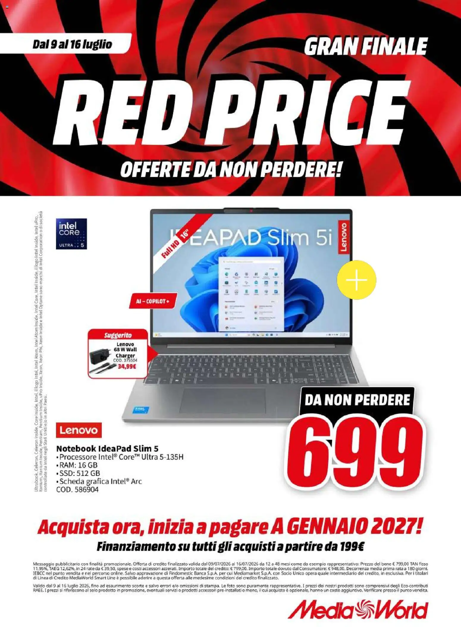 📣 Volantino Media World dal 📅 09/07/2026 - Scopri le offerte ora!🔥 | Italy