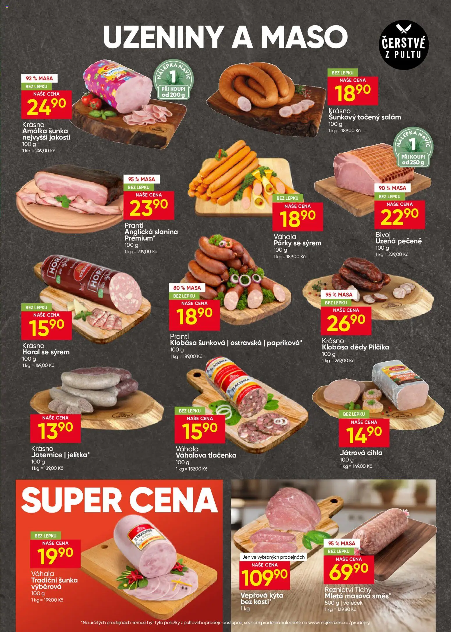 Hruška leták Leták in Česko
