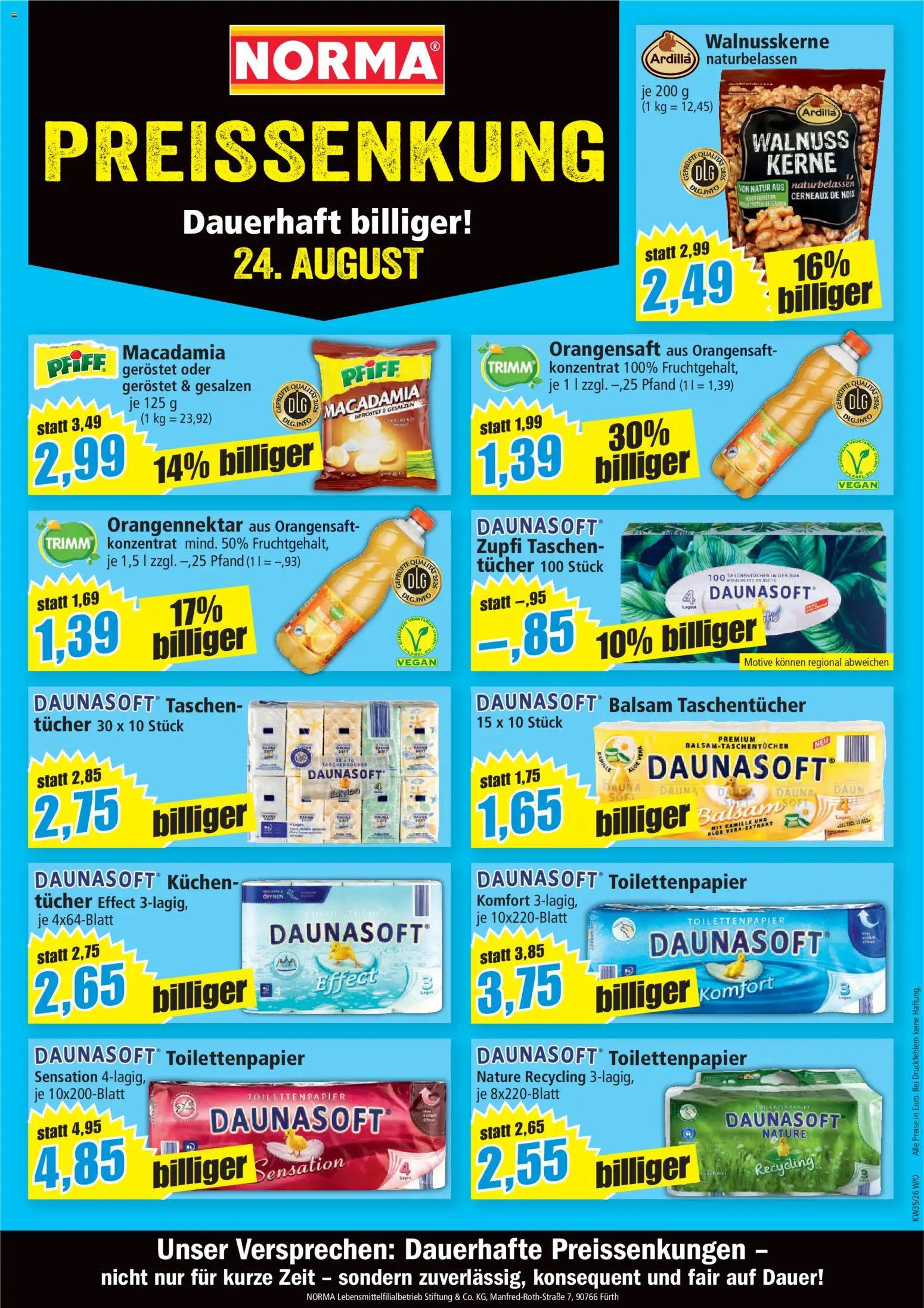 Norma Prospekt Prospekt in Deutschland
