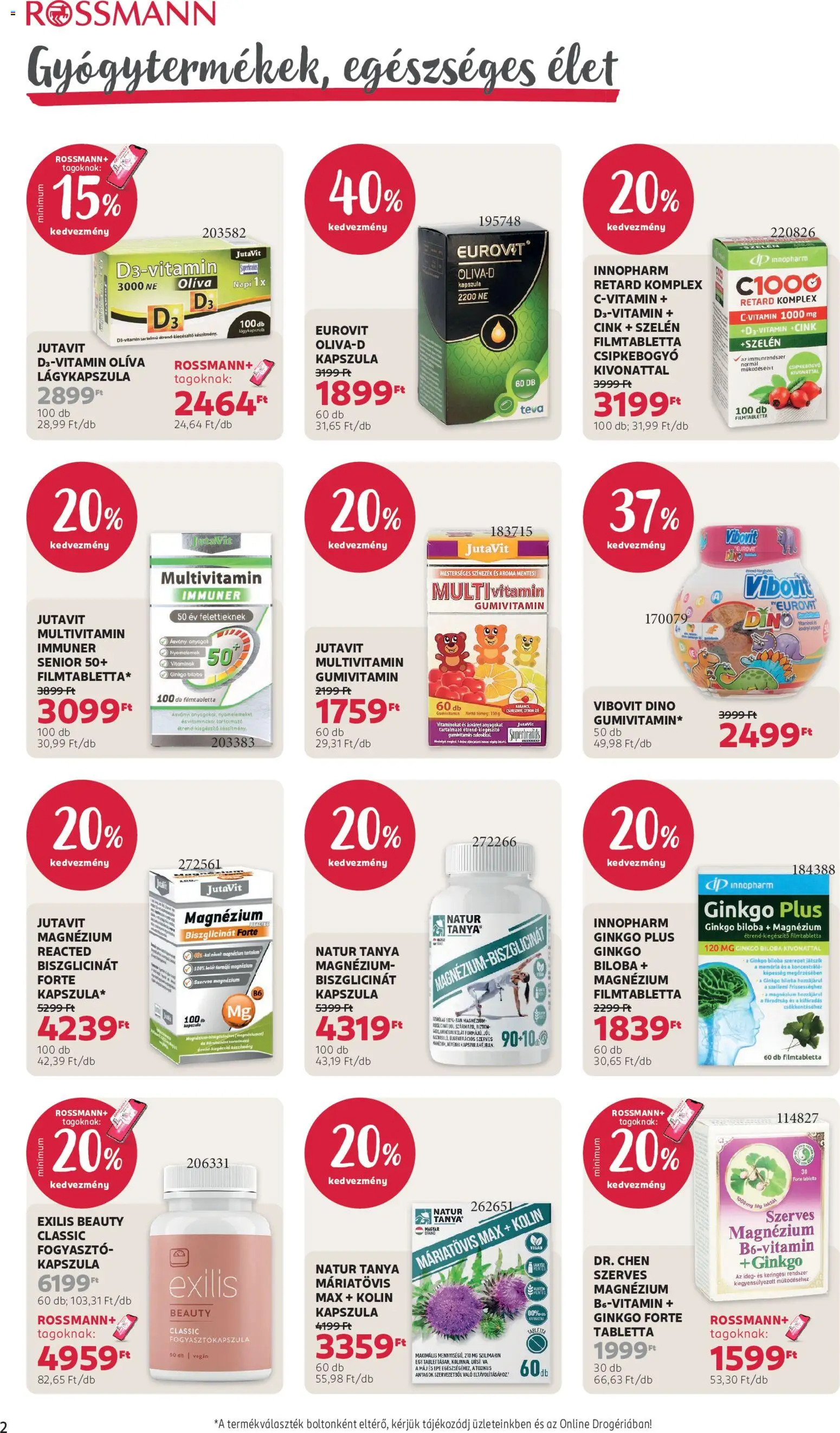 Rossmann akciós újság Akciós újság in Magyarország