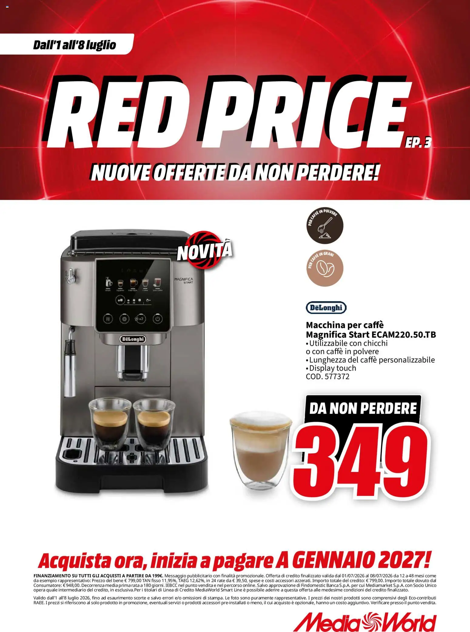 📣 Volantino Media World dal 📅 01/07/2026 - Scopri le offerte ora!🔥 | Italy