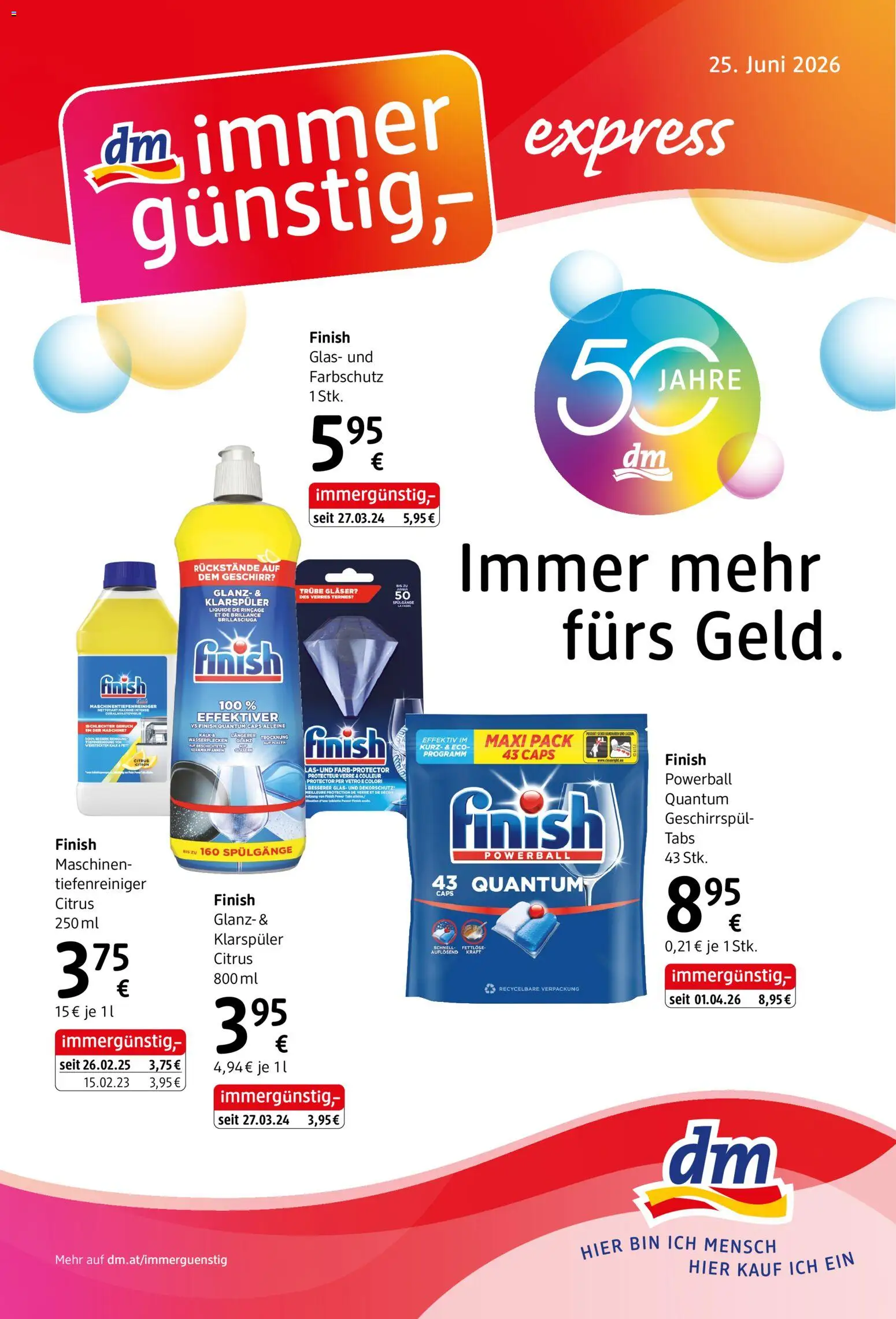 Die besten Angebote | dm drogerie markt - dmAT Journal Express - Journal Express Juni 2026 ab 25.06.2026 | - Jetzt stöbern! | Österreich