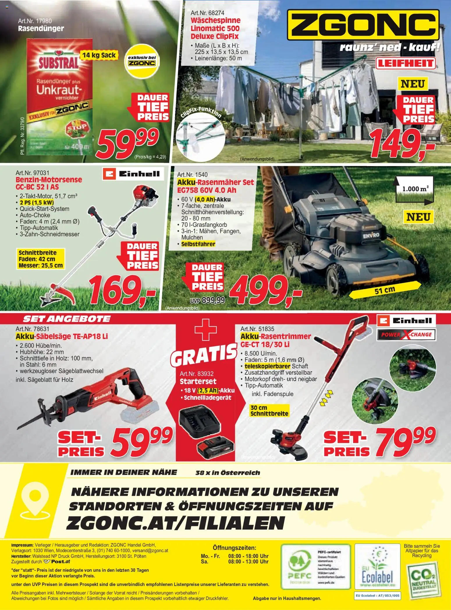 Die besten Angebote | Zgonc Juni I 2026 ab 01.06.2026 | - Jetzt stöbern! | Österreich