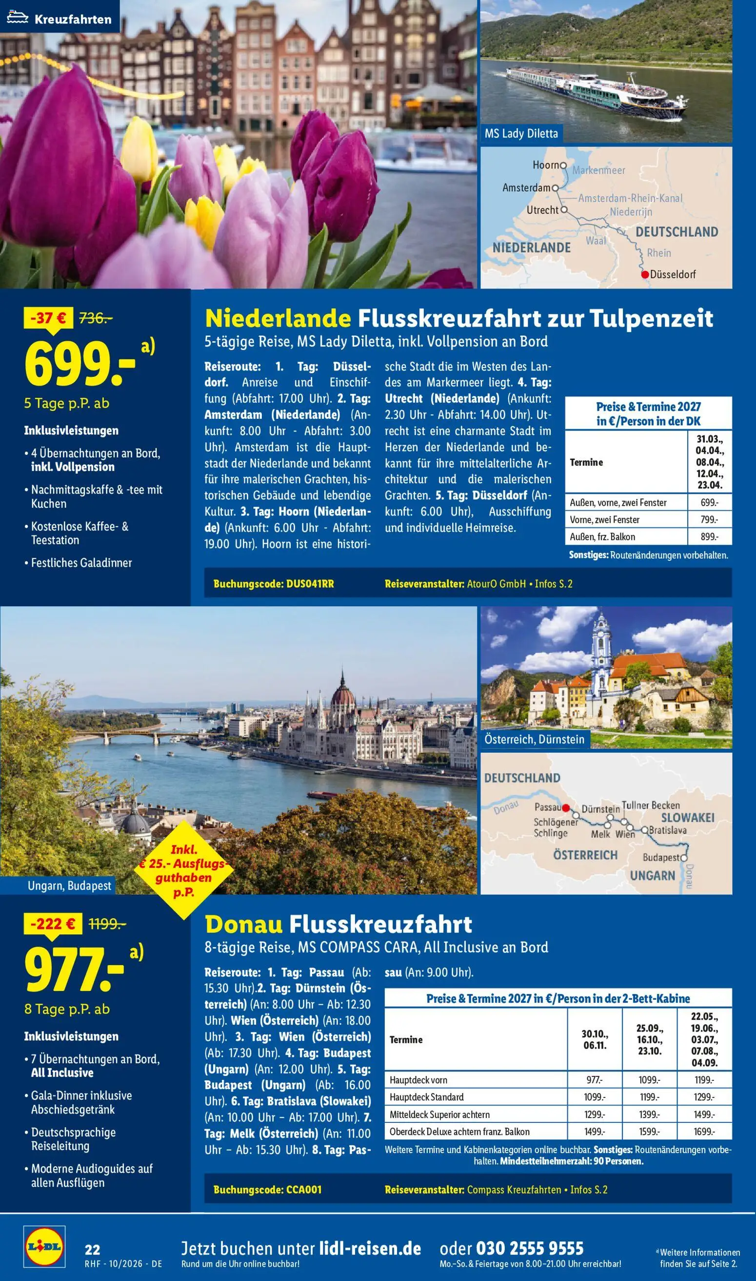 Lidl Reisen Prospekt Prospekt in Deutschland