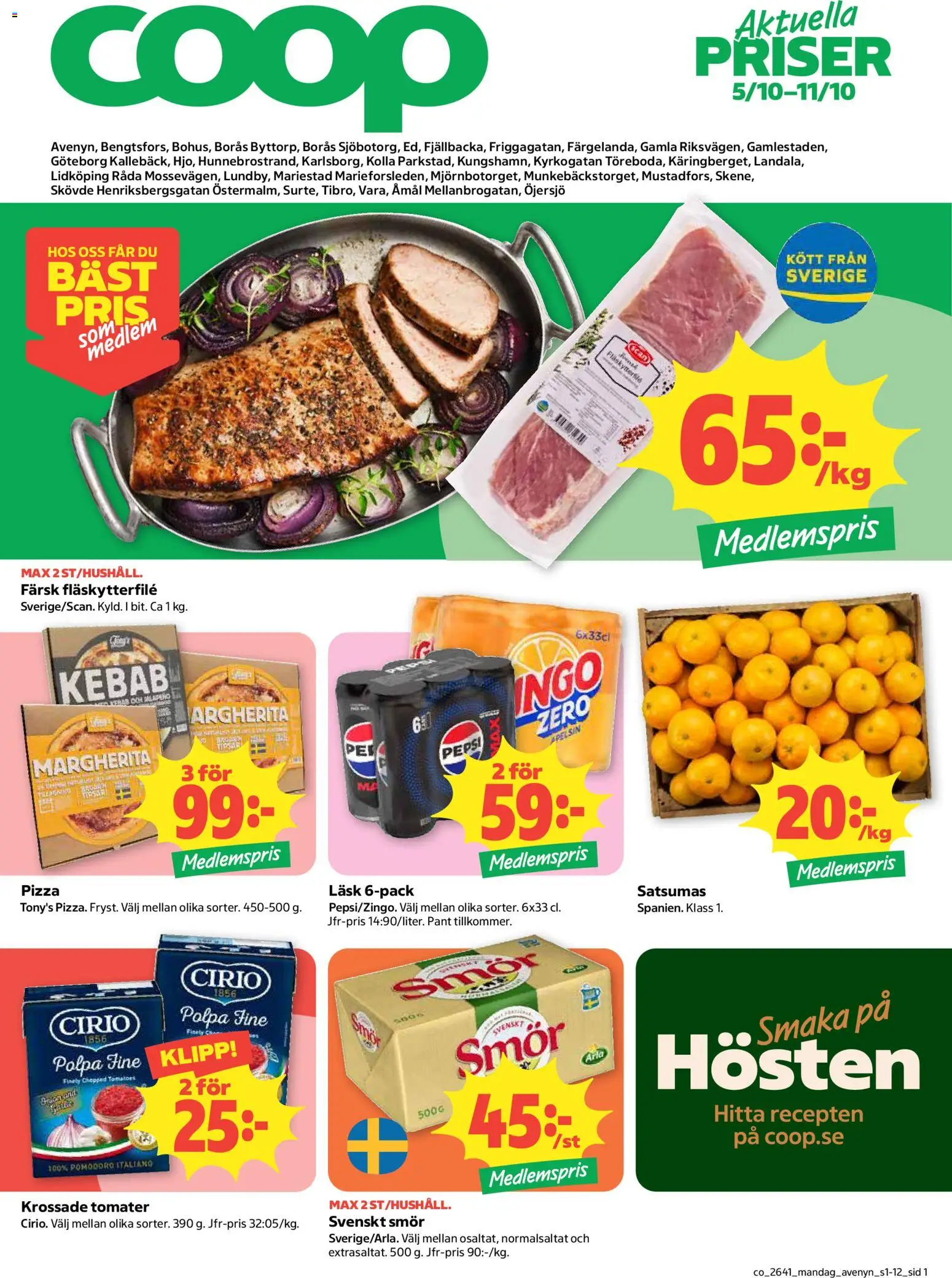 Coop erbjudanden Reklamblad in Sverige