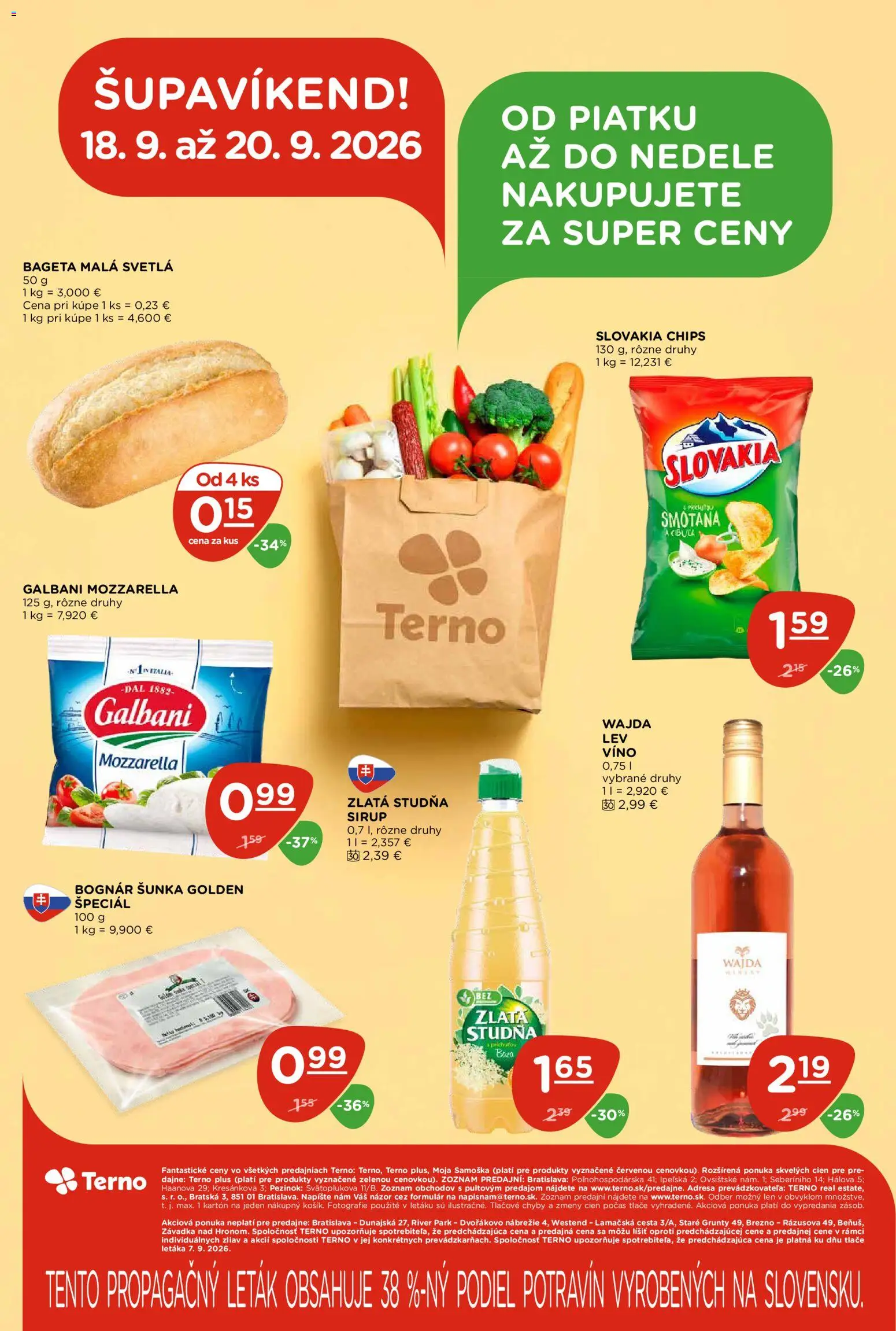 Terno leták Leták in Slovensko