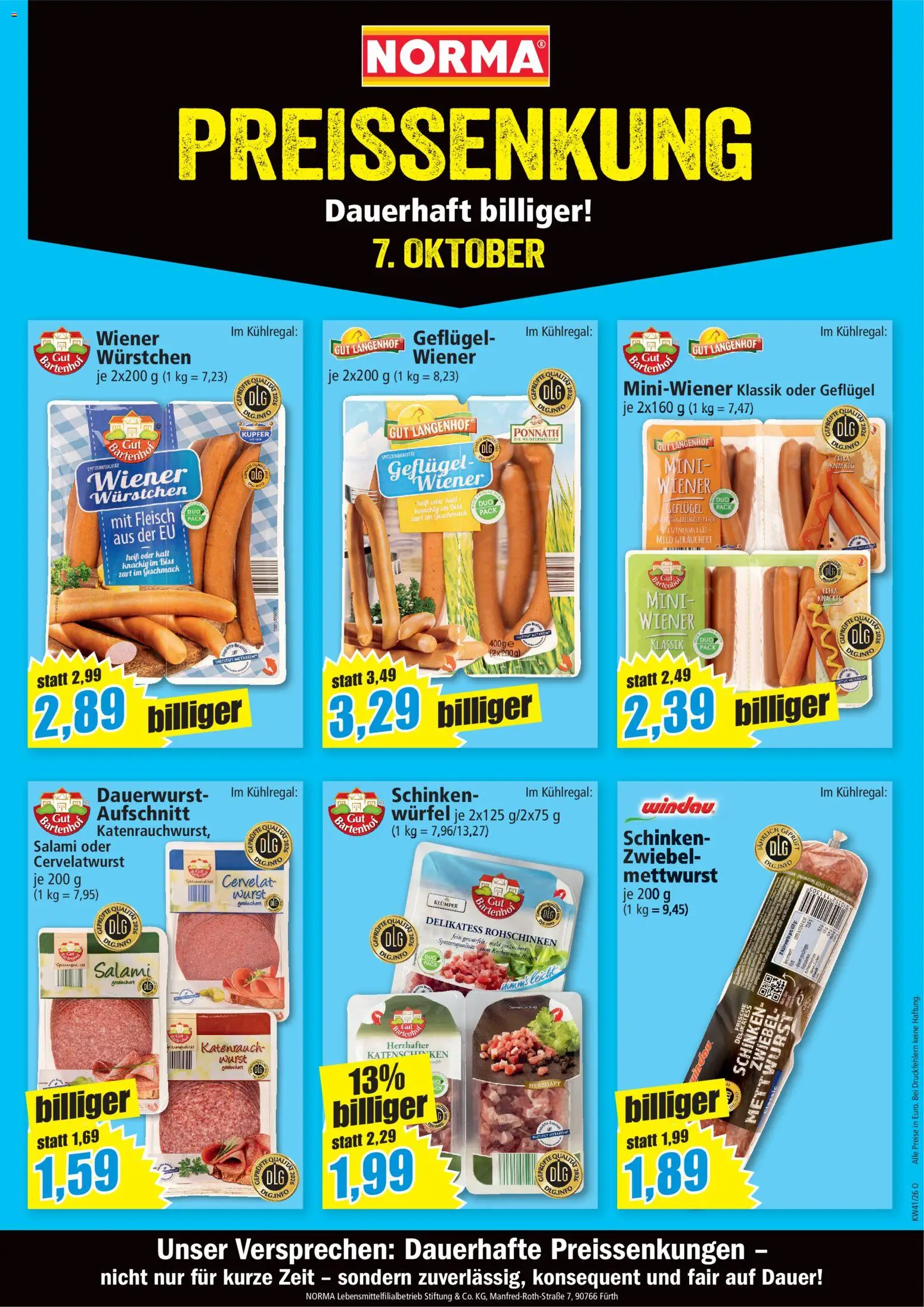 Norma Prospekt Prospekt in Deutschland