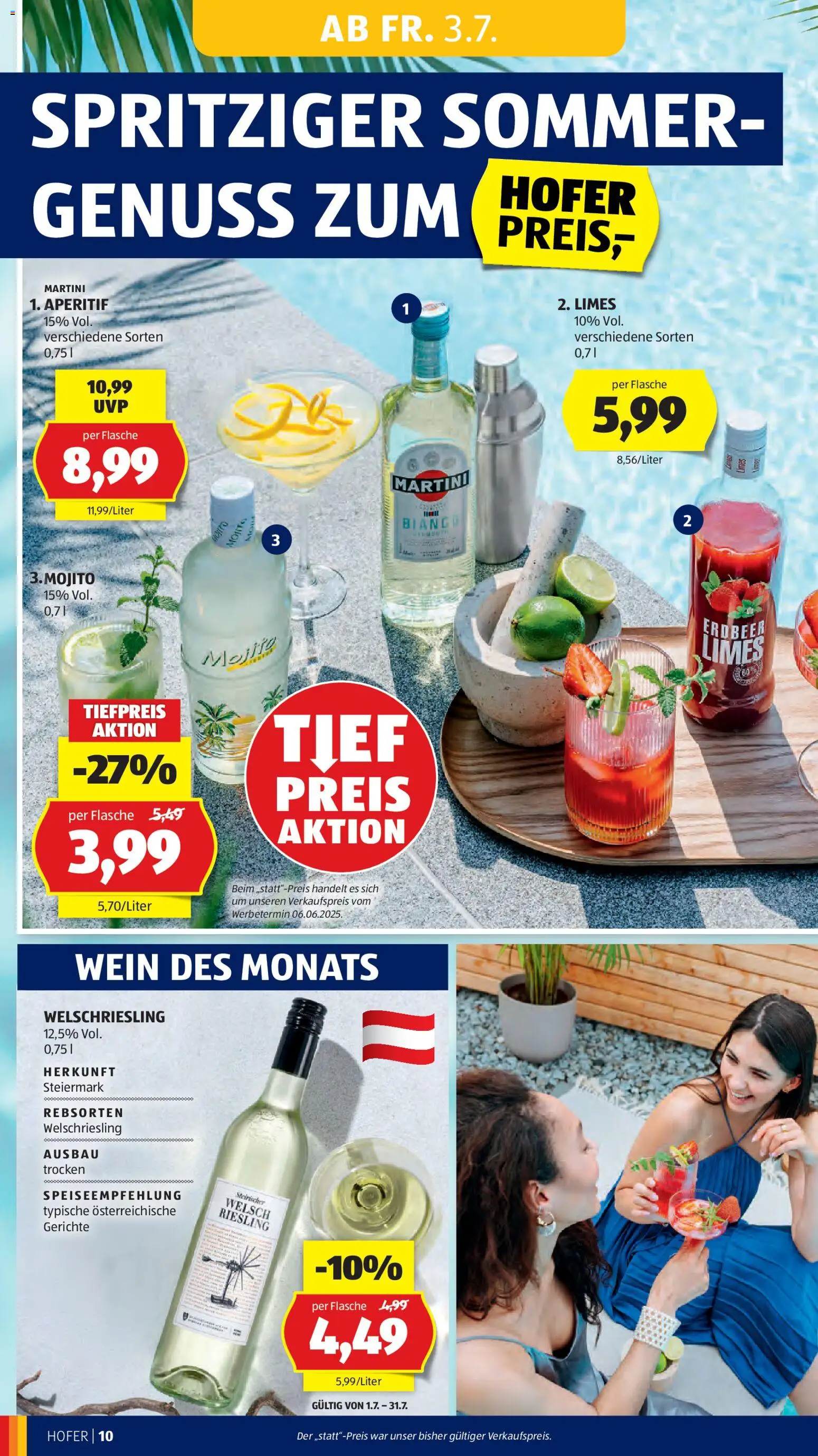 Sparen Sie mit dem | Hofer Flugblatt ab 03.07.2026 ✳️ Angebote | Österreich