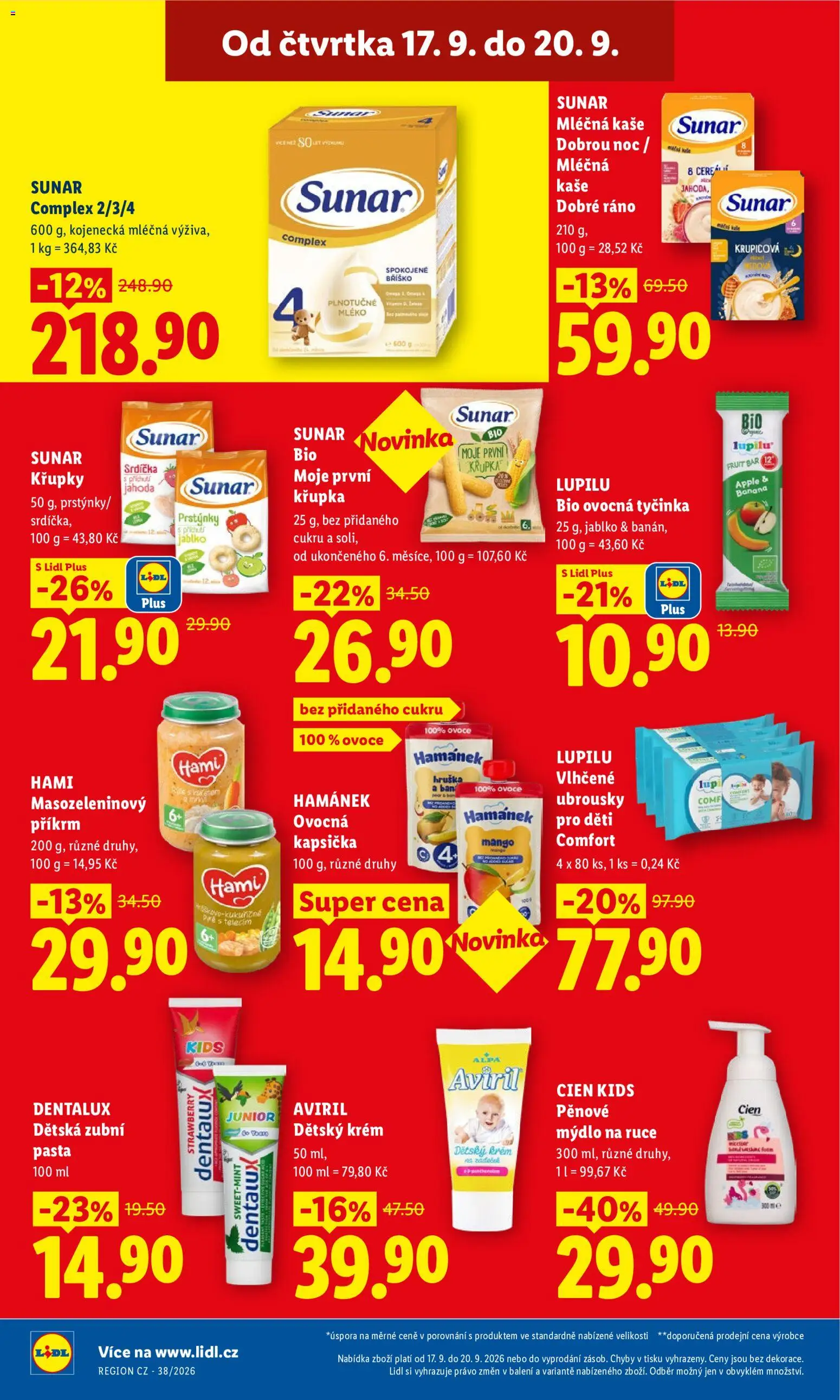 Lidl leták Leták in Česko