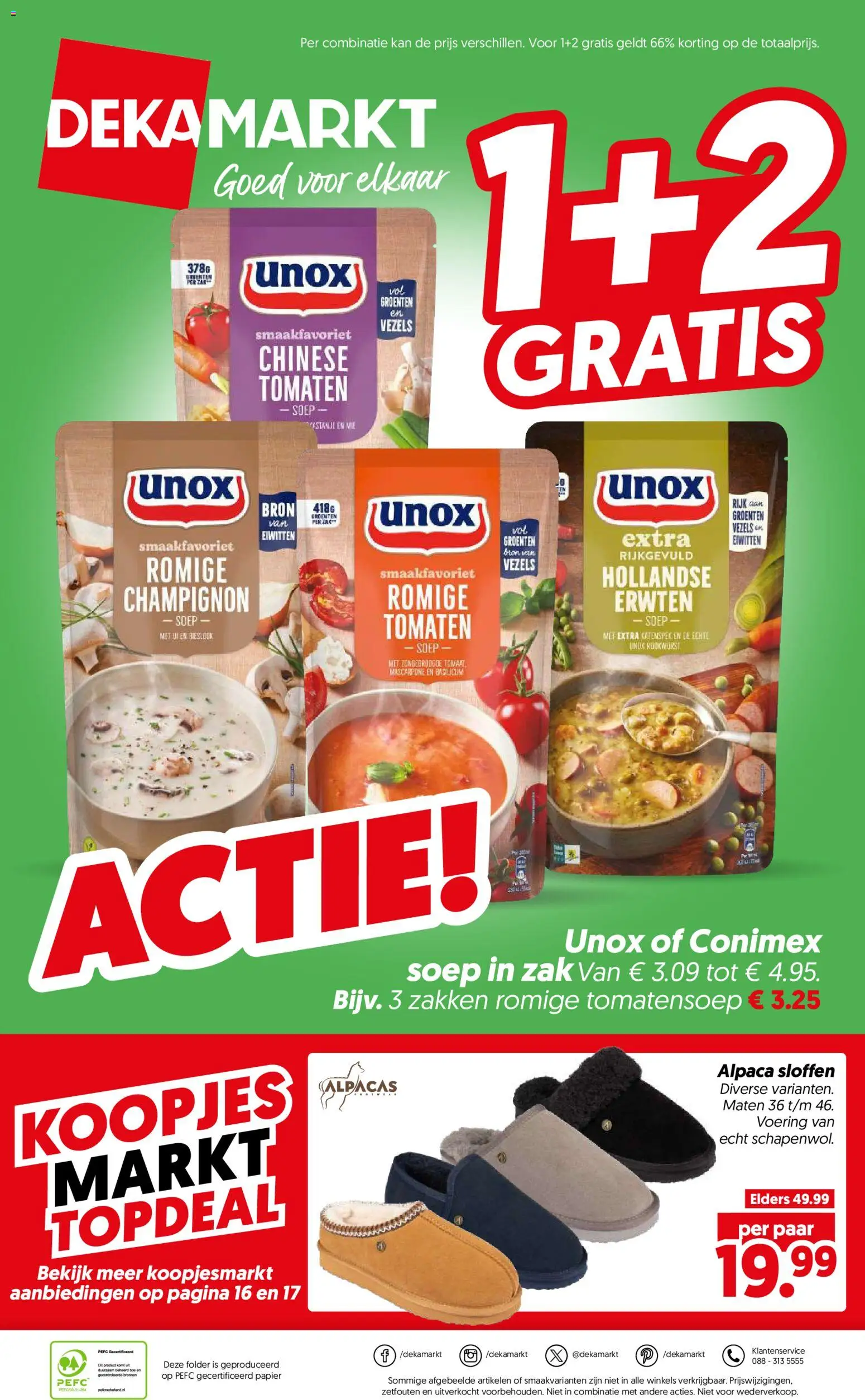 Dekamarkt folder Folder in Nederland
