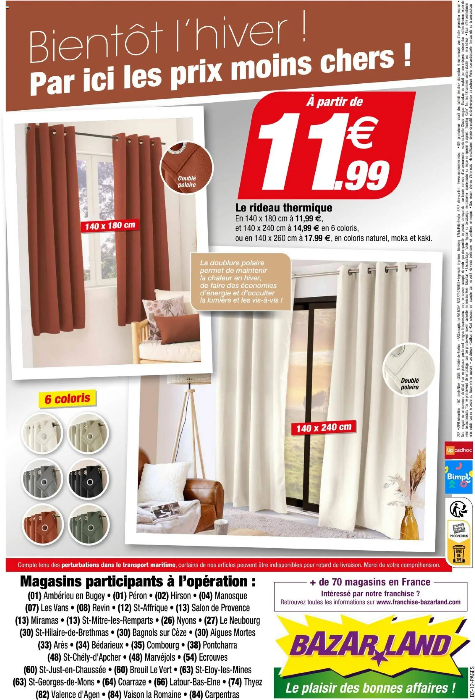 Bazarland catalogue Catalogue in France