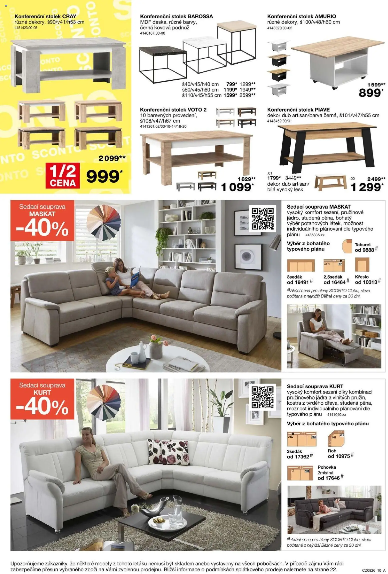 Sconto nábytek leták od 17.06.2026 💥 Nenechte si ujít TOP nabídky! ⭐ | Česko