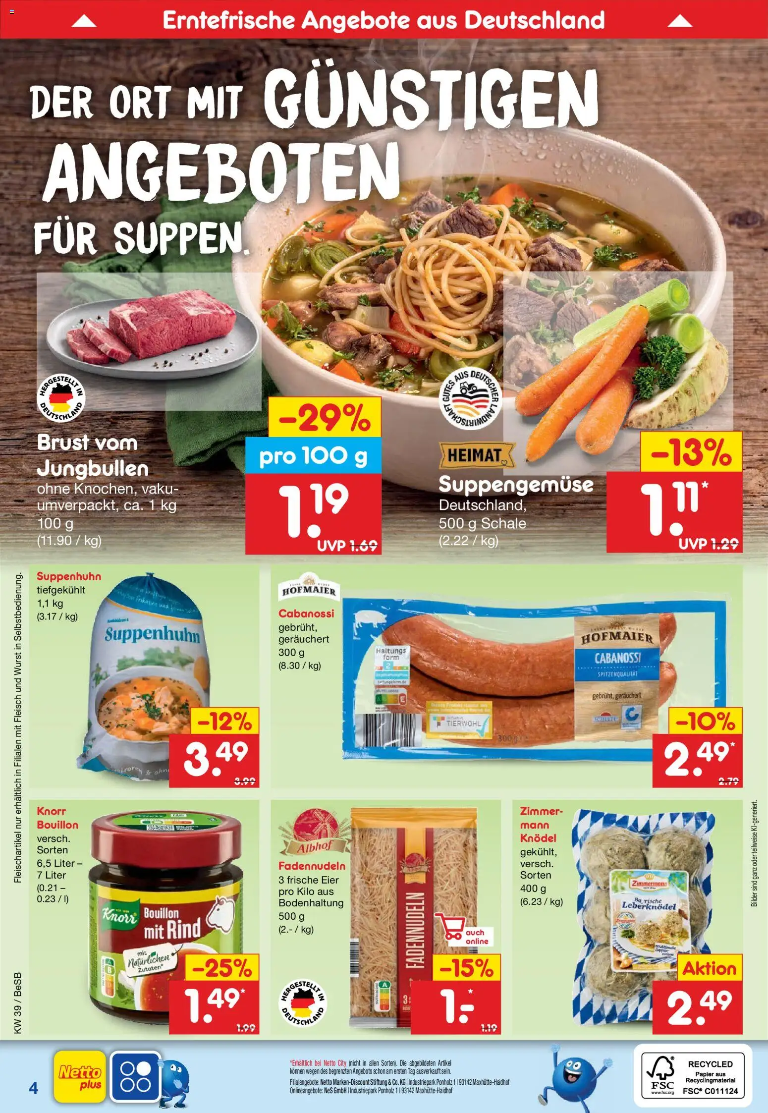 Netto Marken-Discount Prospekt Prospekt in Deutschland