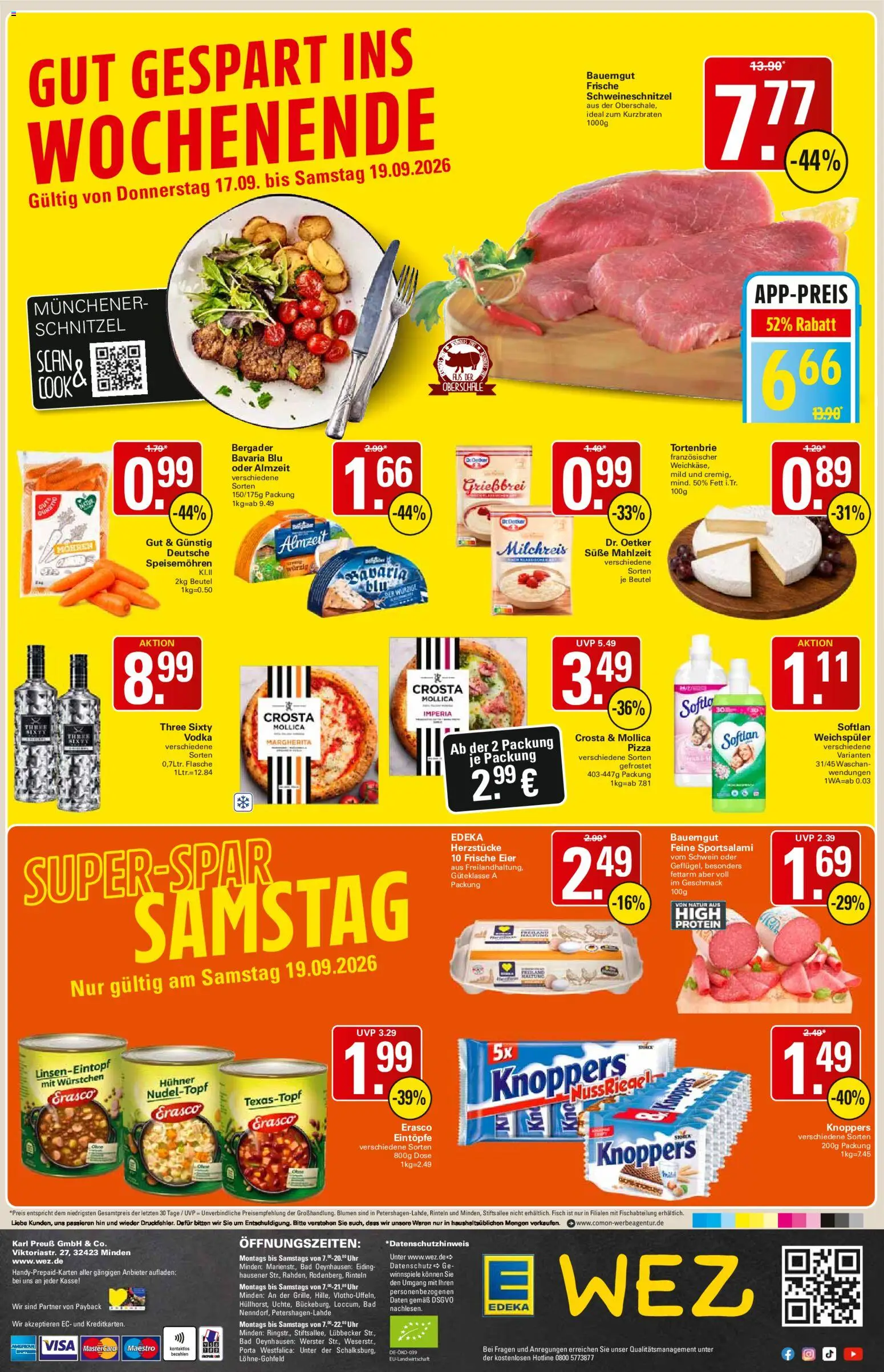 WEZ Prospekt Prospekt in Deutschland