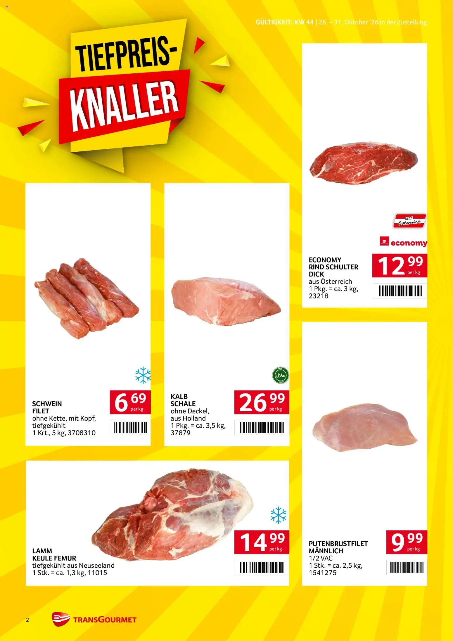 Transgourmet Flugblatt Flugblatt in Österreich